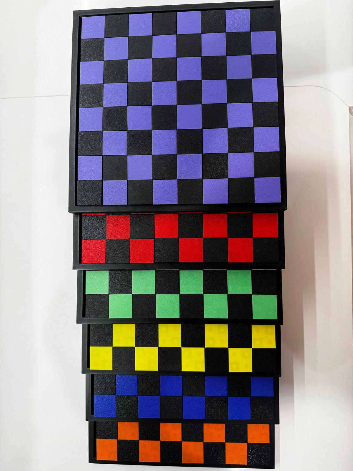 Checkerboard Dissection Puzzle by Sam Loyd