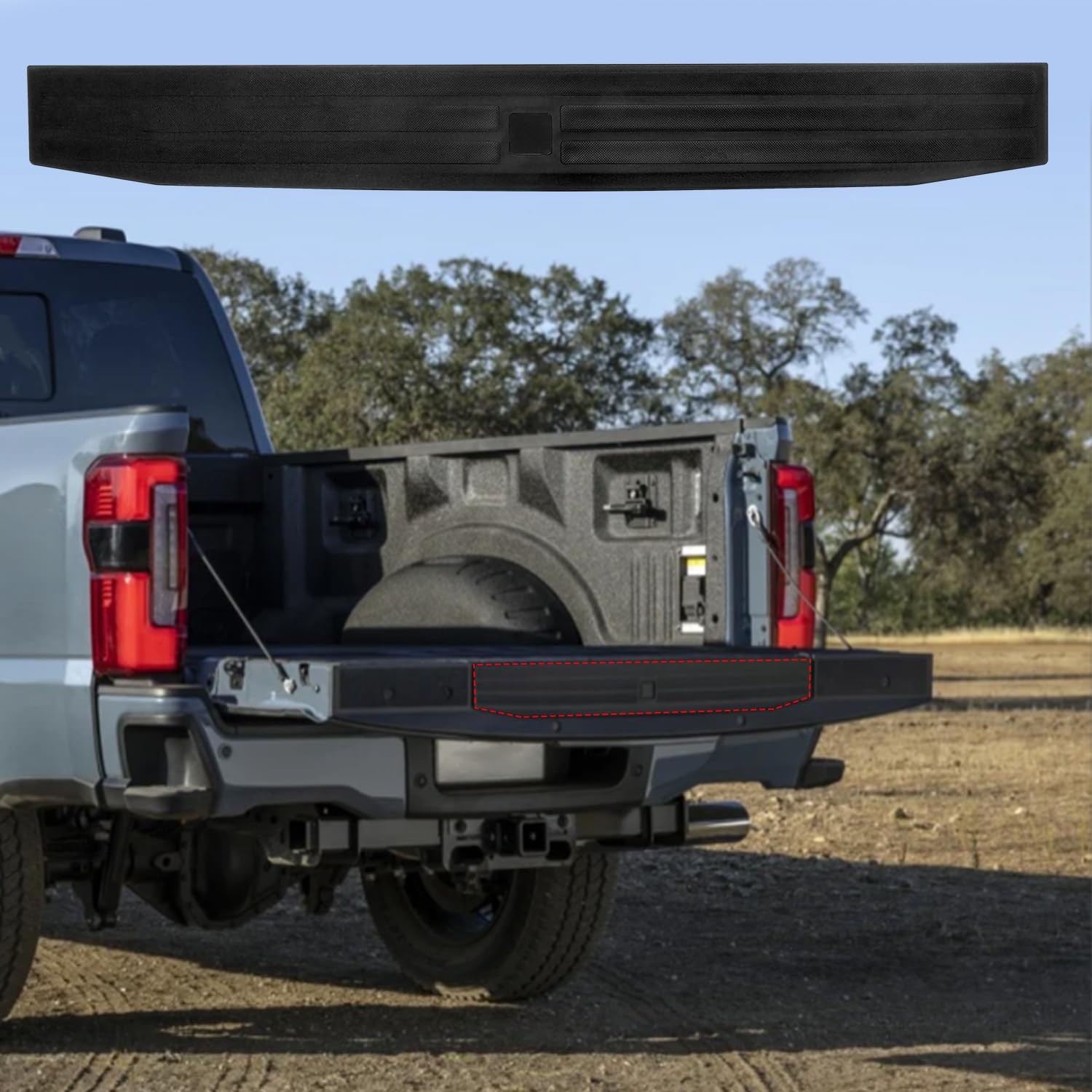 Tailgate Molding Trim Compatible with 2017 2018 2019 2020 2021 2022 Ford F250 F-