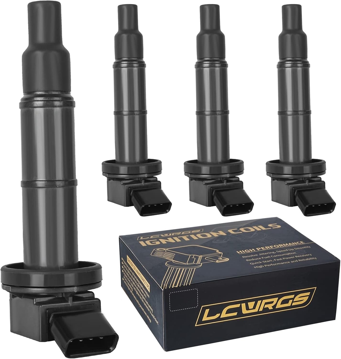 Ignition Coils Toyota Camry Matrix 2002 2009 2.4L 4 Pack