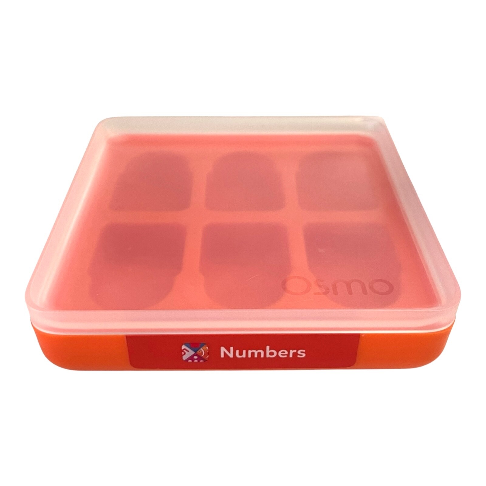 Osmo Set of Storage Boxes Word Letters Numbers Tangarm Blue Orange and Yellow