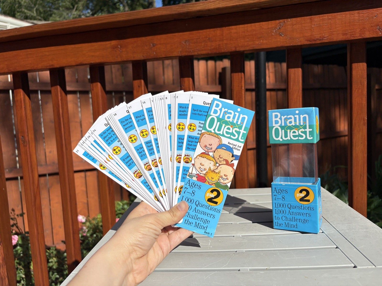 Brain Quest Grade 2 Flash Cards Deck 1 & 2 Ages 7 & 8 1000 Questions & Answers
