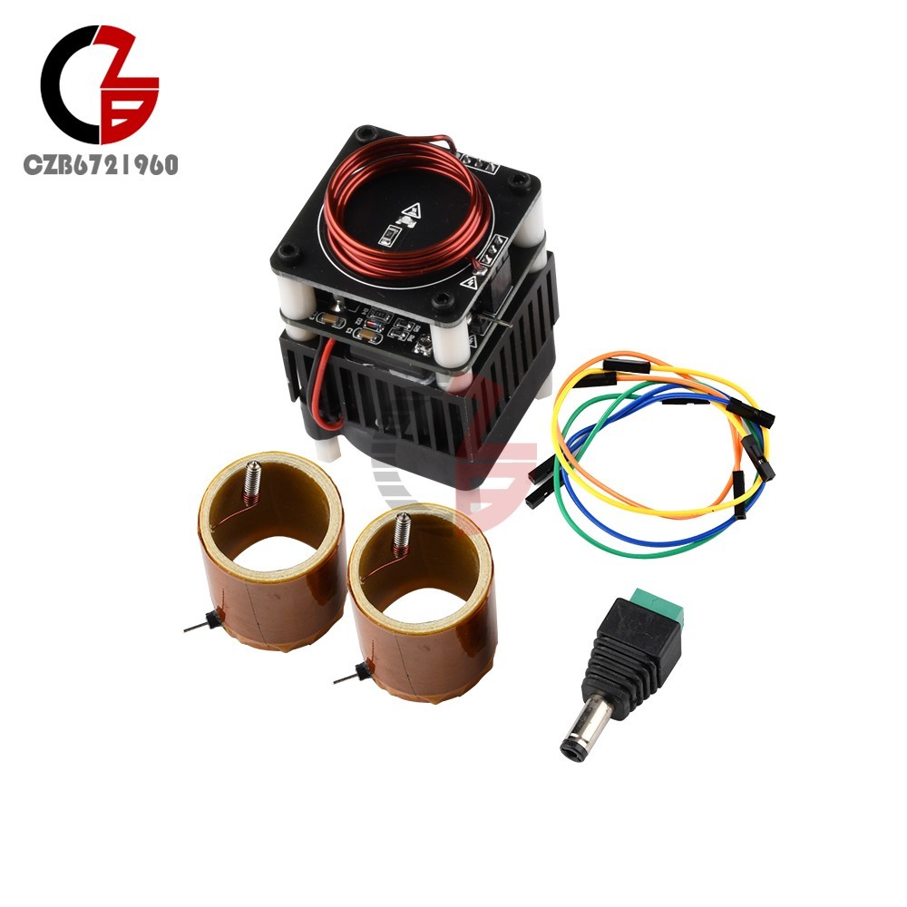DC 36–48V Tesla Coil Hfsstc Electronic Candle High-Frequency Plasma Flame 10min