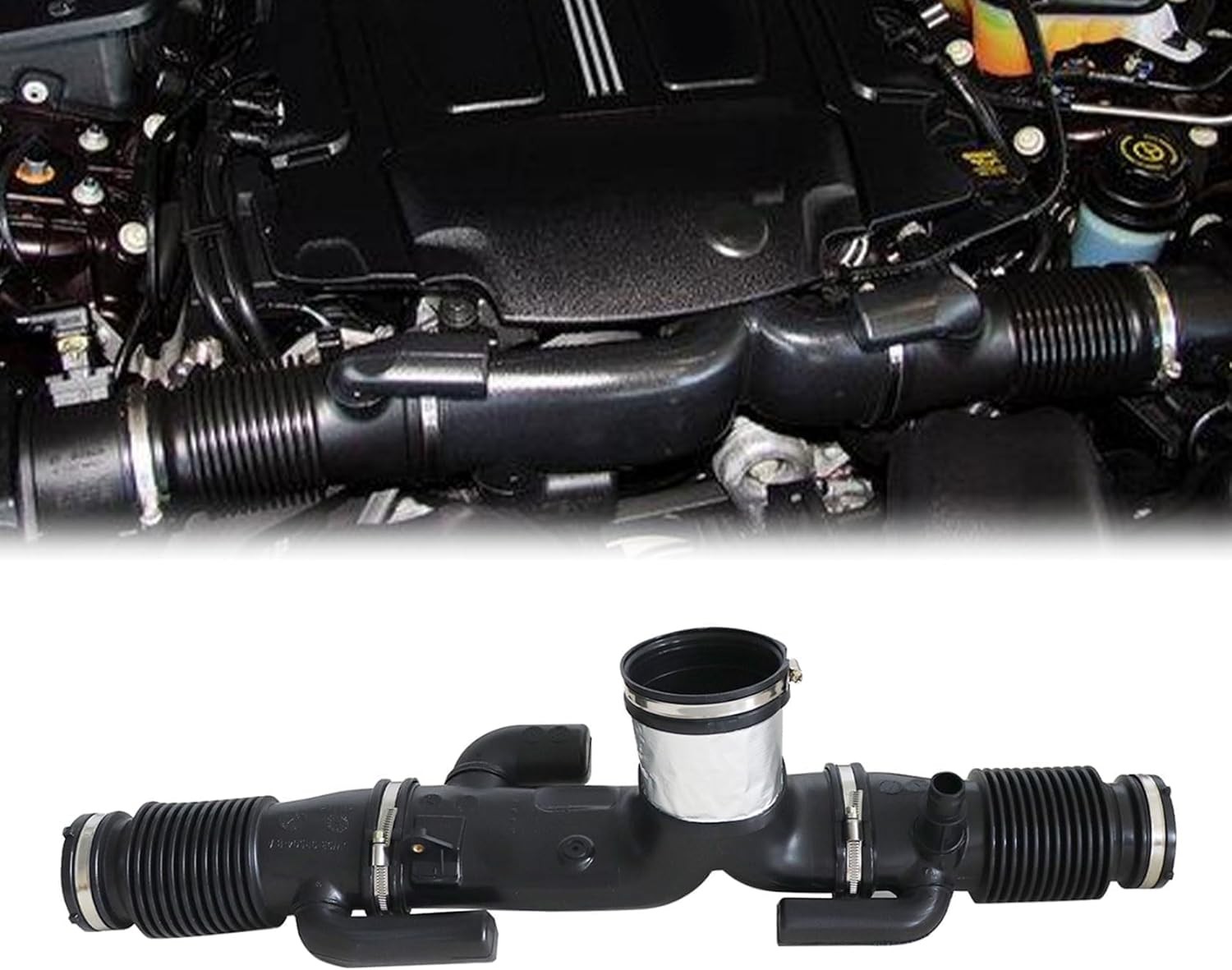 Jaguar XF Air Intake Resonator Hose C2D17107 3.0L 2010-2015
