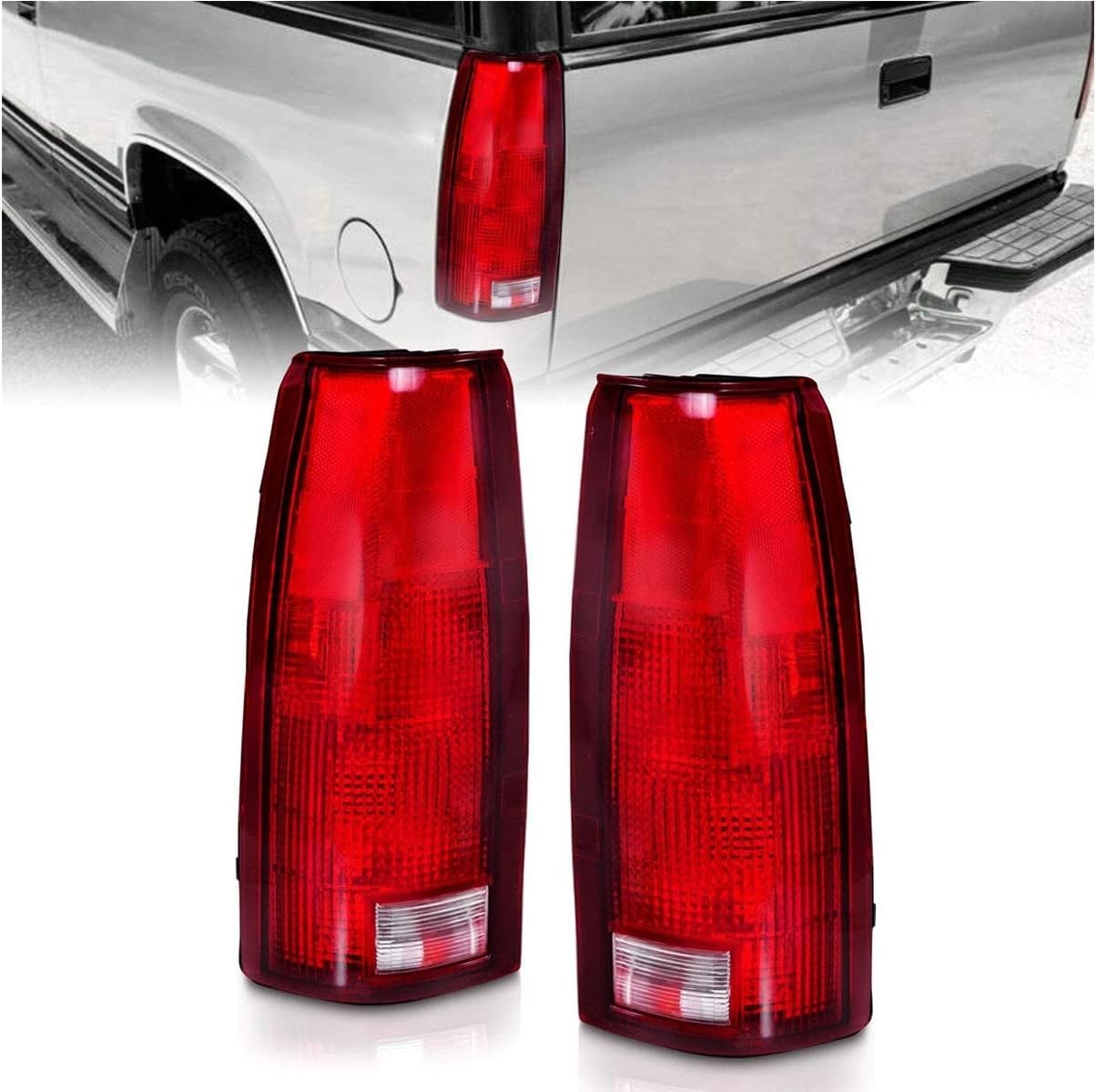 OE Replacement Halogen Tail Lights For Chevy GMC c1500 C/K C10 Silverado Sierra