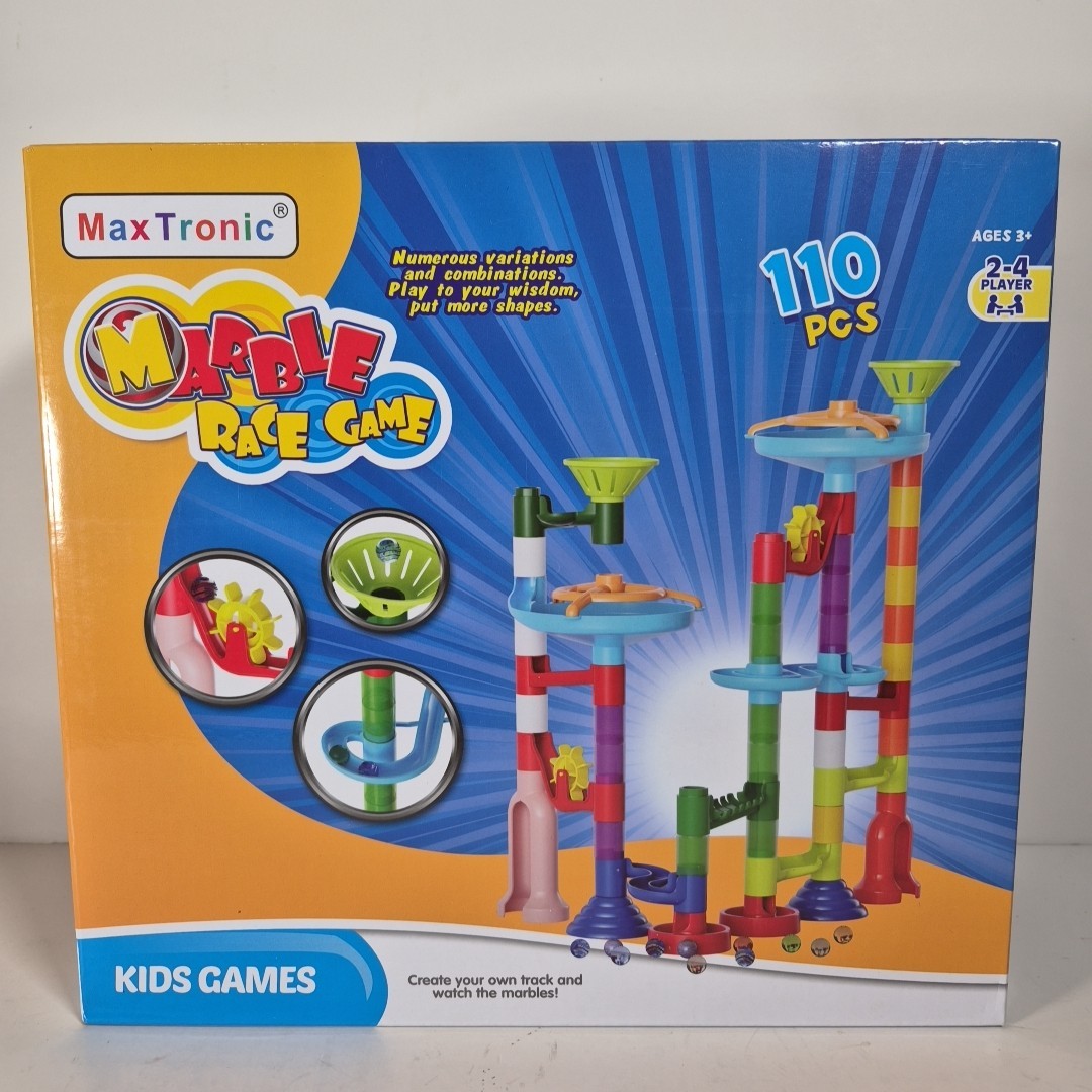 Maxtronic Stem Academy Marble Race Game Toy Model #:8105 – 110 Pieces