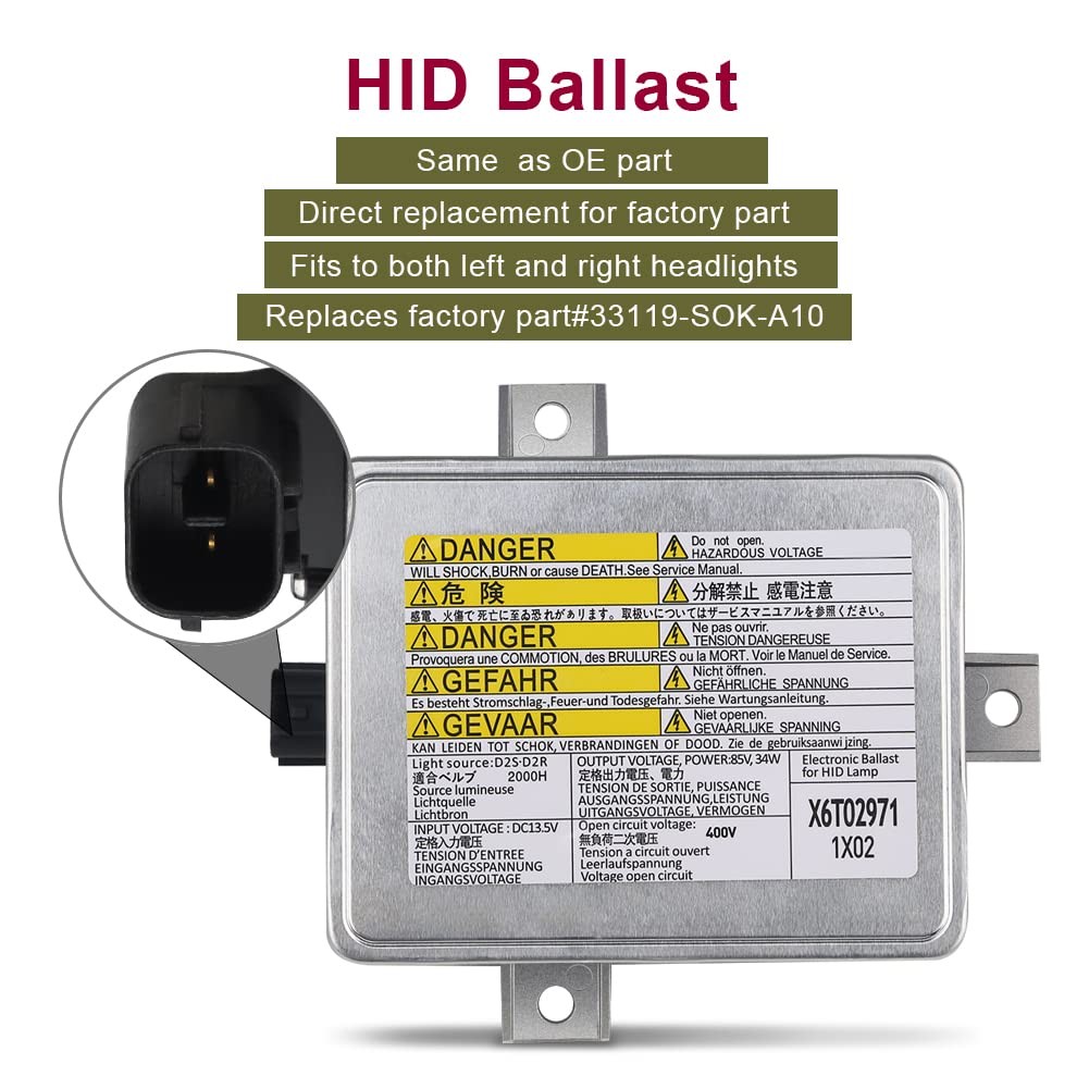 Balasto De Faros Oem W3t14371 Para Acura Honda Mazda S2000 Tl Tsx 3