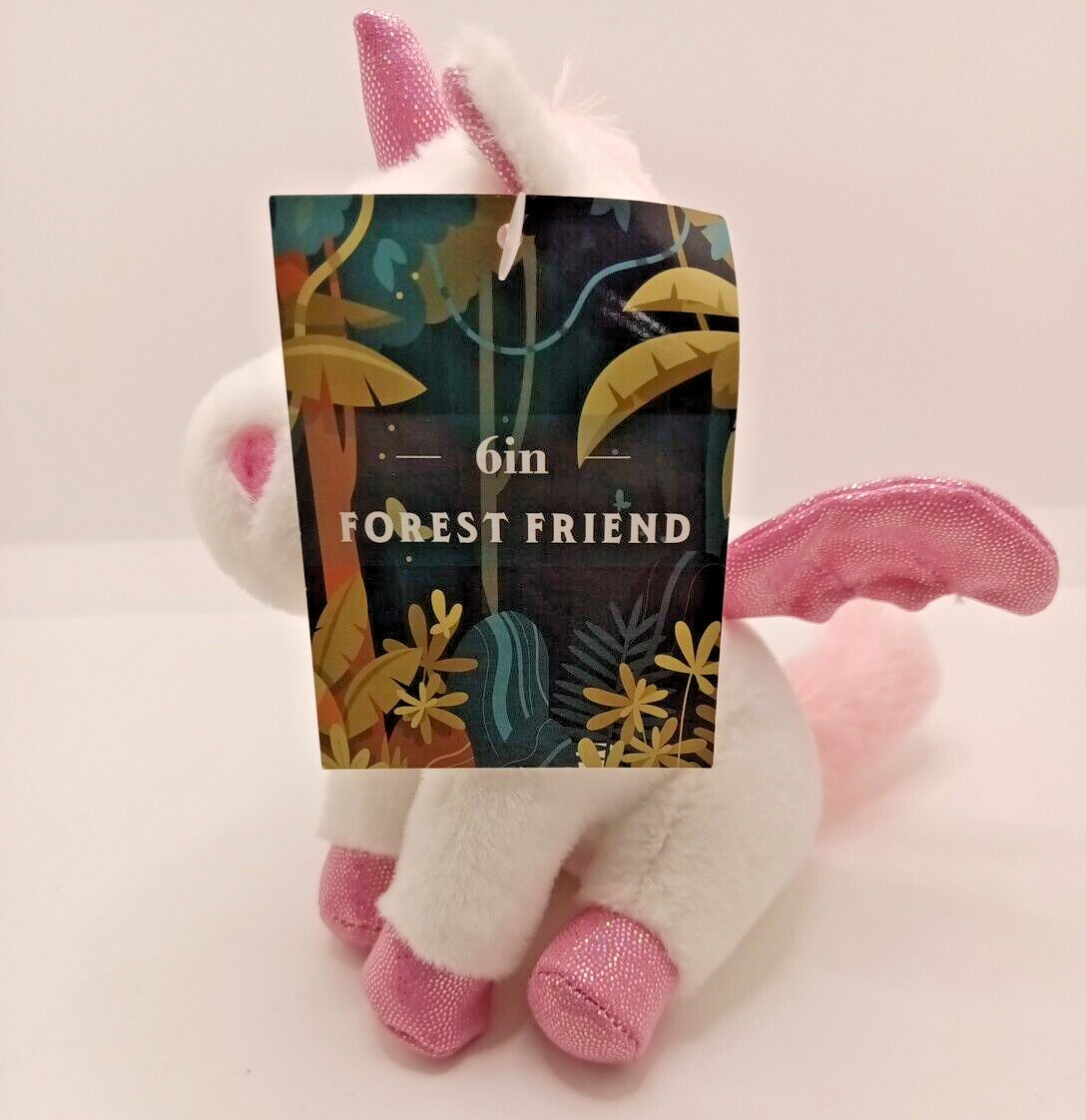 Forest Friends Plush 6in Set Of 3 Animals: Pegasus, Owl, & Kitty Stuffed Animal