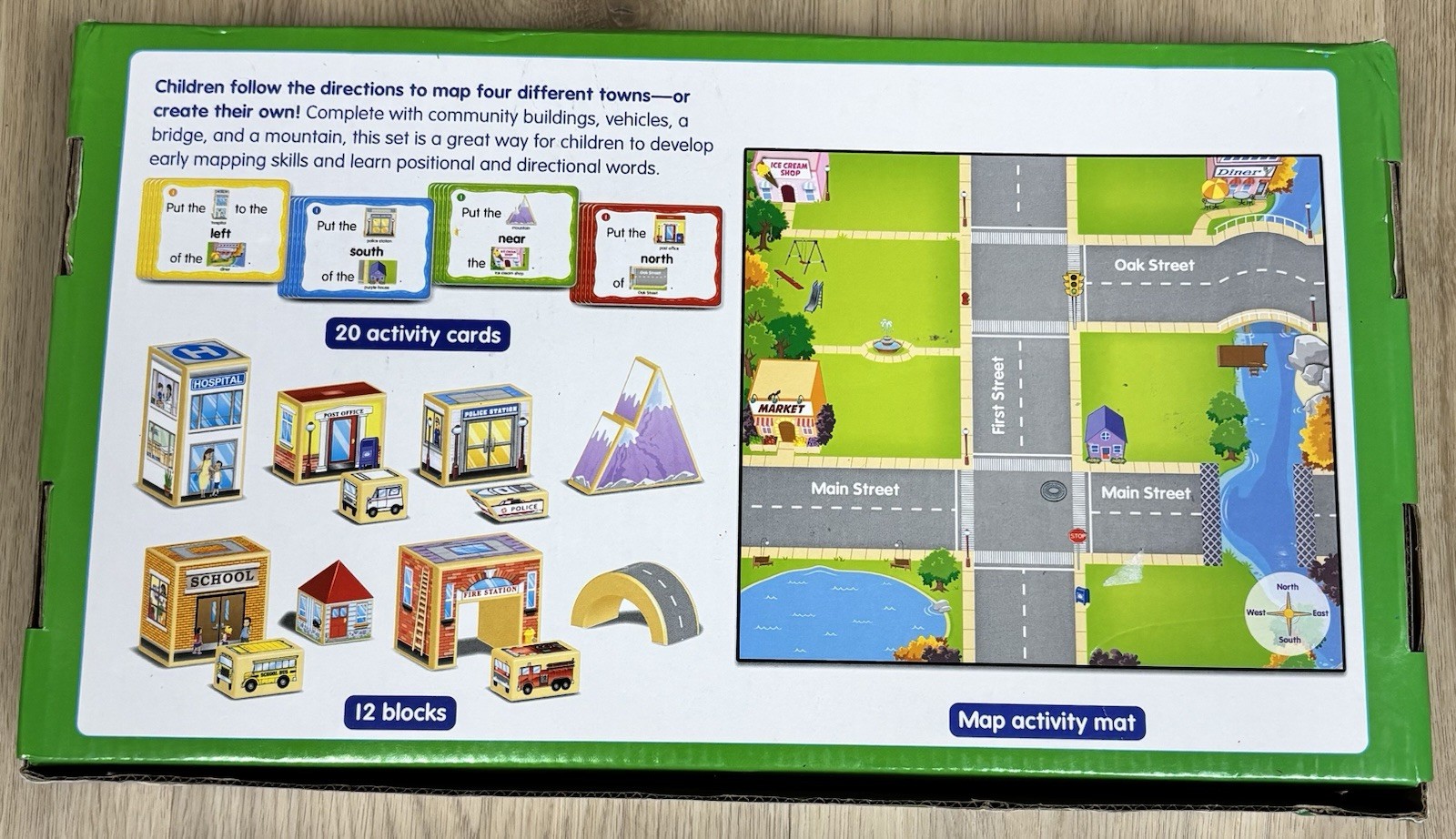 Lakeshore Learning Center Map My Town RARE HTF Early mapping follow directions