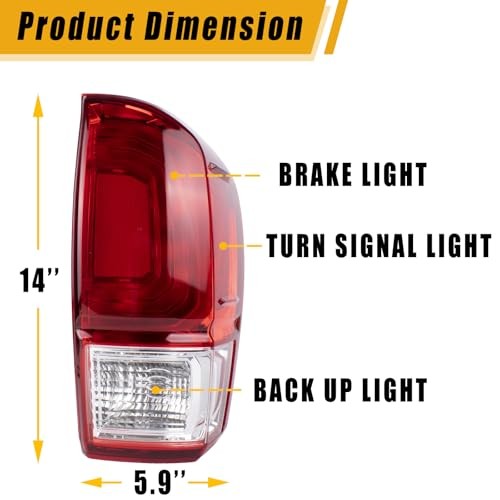 Compatible With 2016 2017 2018 2019 2020 Toyota Tacoma Right Passenger Side