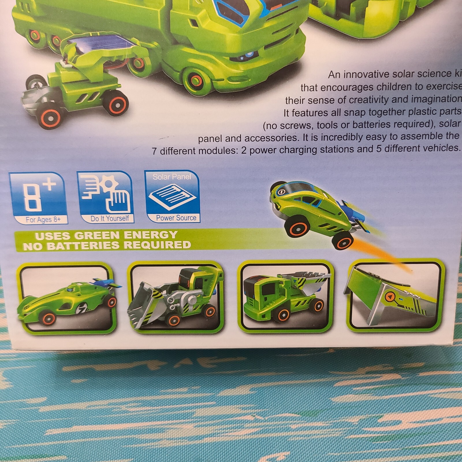 7 in 1 Changeable Solar Equipment Science Kit Fun Educational Toy New Open Box