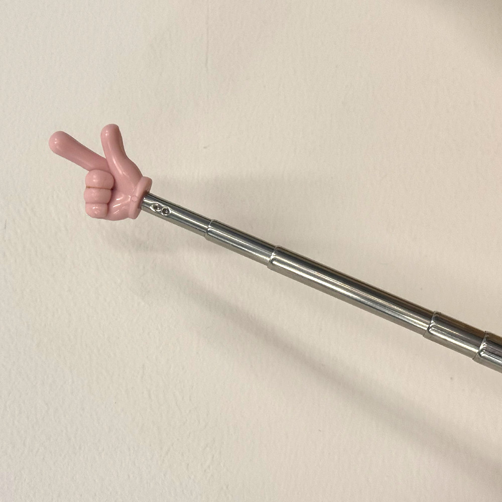 Retractable Stainless Steel Baton Finger Reading Teaching