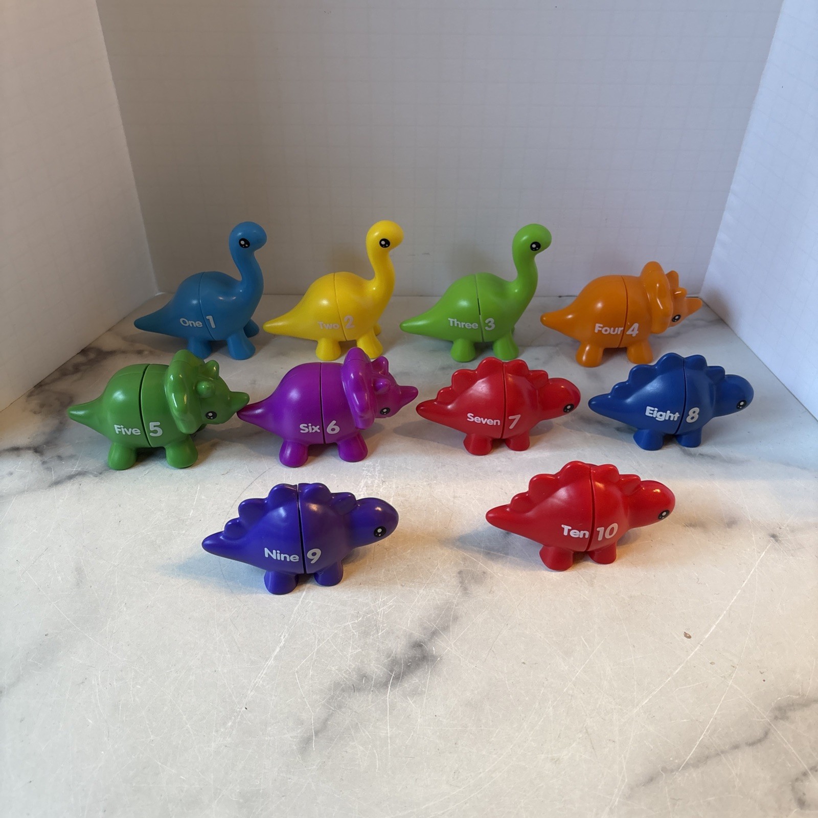 Learning Resources Snap-n-Learn Matching Dinosaurs Colors Counting Sorting 1-10