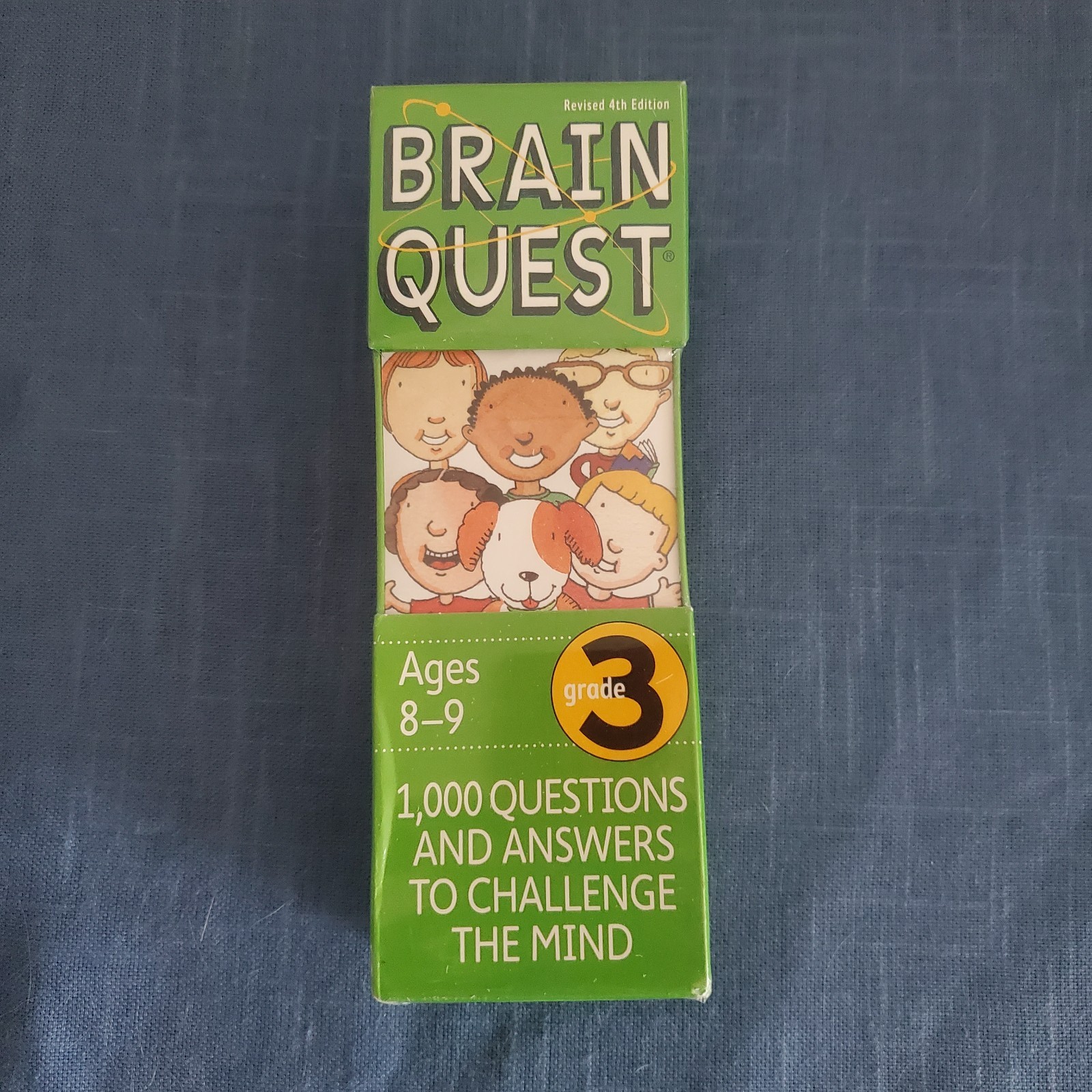 Brain Quest 3rd Grade Q&A Cards Ages 8-9 Summer Learning Educational Travel Game