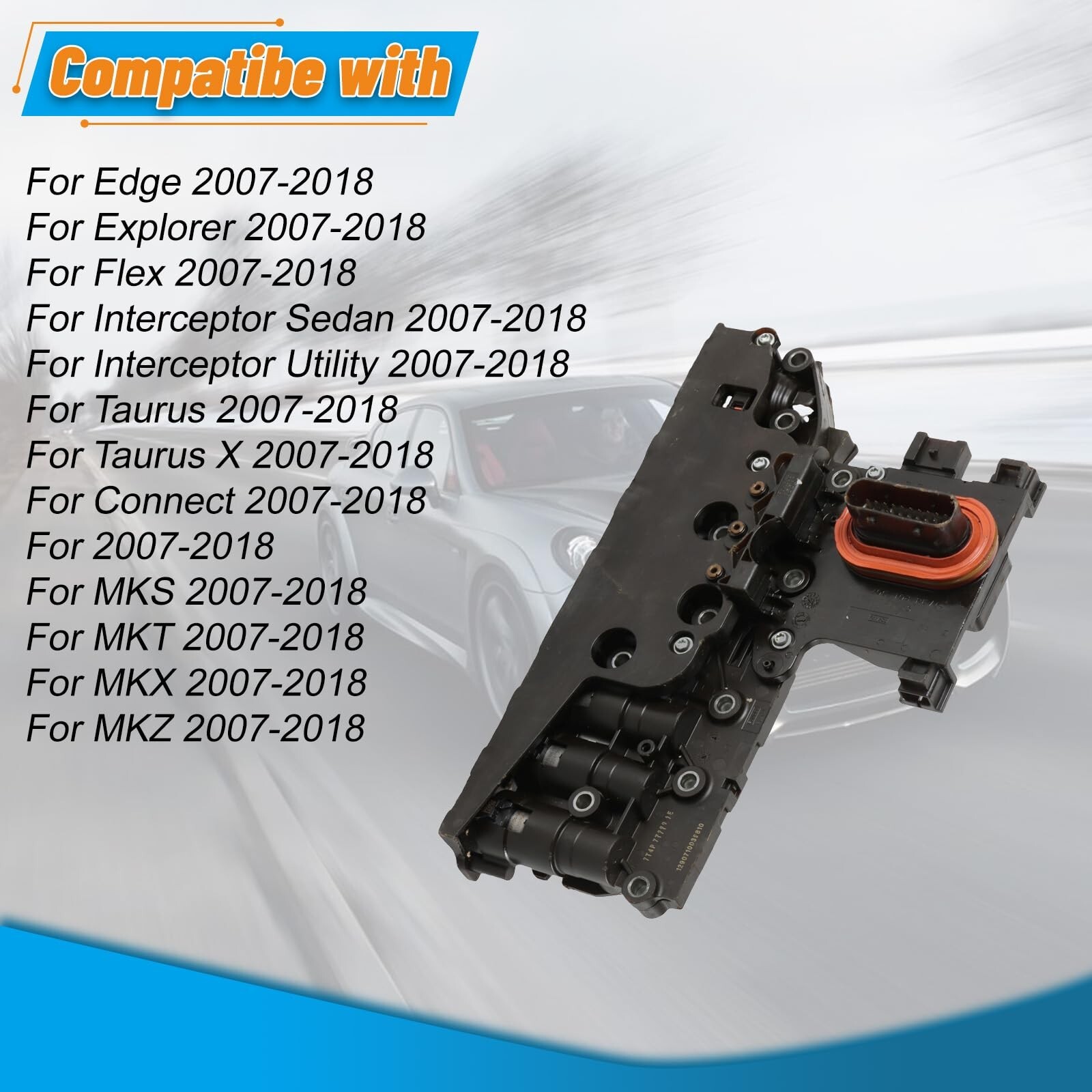Transmission Valve Body Solenoid Module fits for Edge Explorer Connect Flex M…