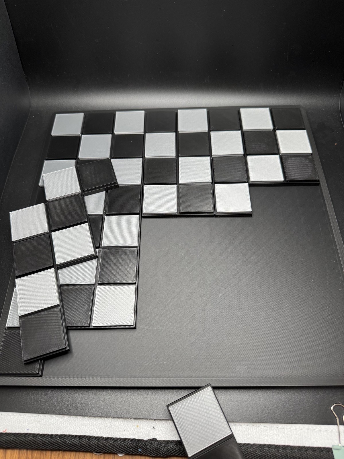 Adams Idiot’s Delight Checkerboard Puzzle – Modern Recreation of a Classic –