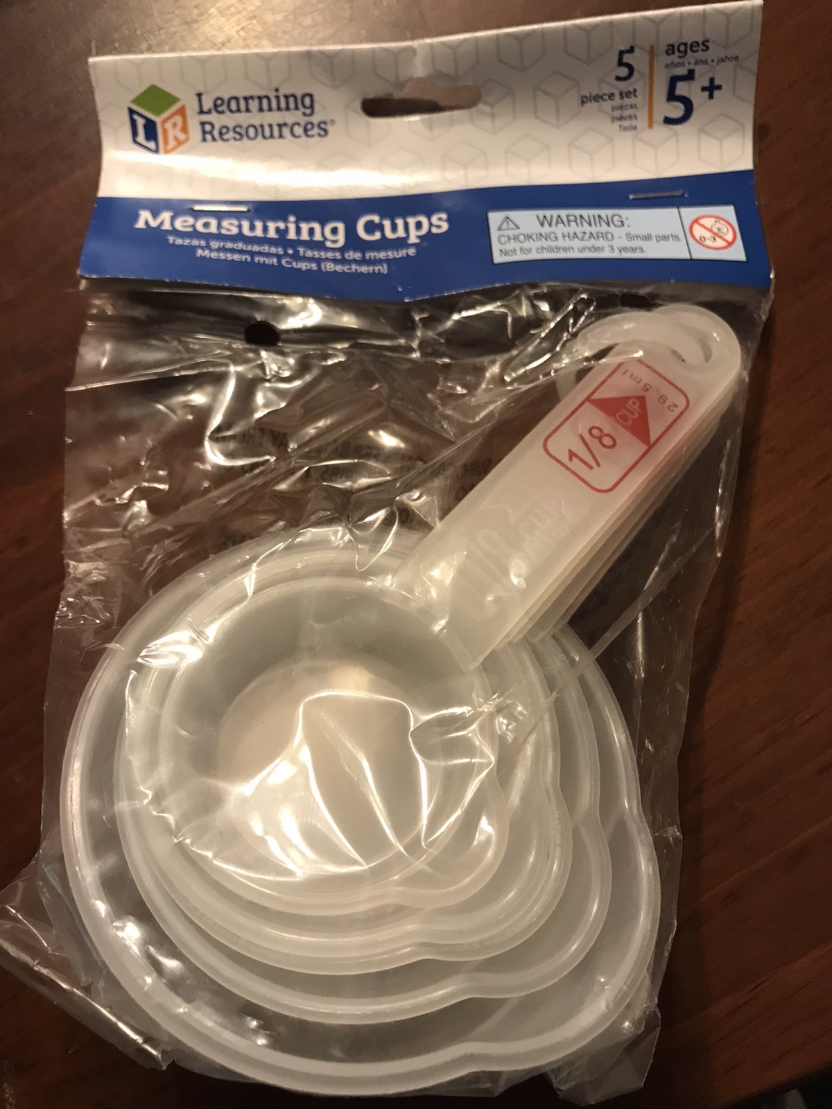 Learning Resources Measuring Cups New 5 Piece Set
