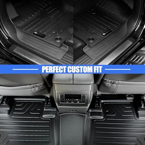 Floor Mat for 4Runner 2013-2024,TPE All-Weather Floor Liner,Front & Rear Row