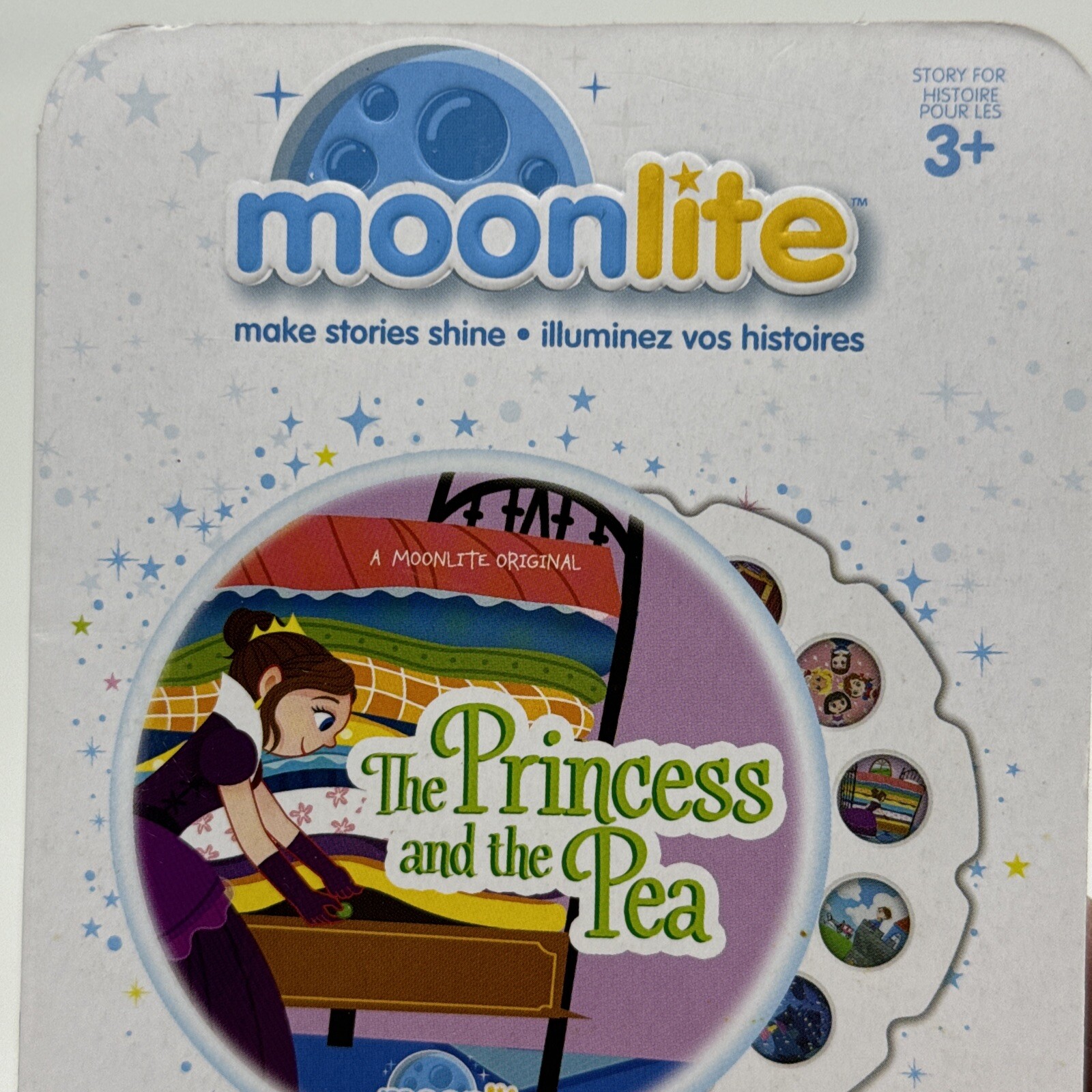 Moonlite Story Reel for Moonlite Projector – The Princess and the Pea – EUC