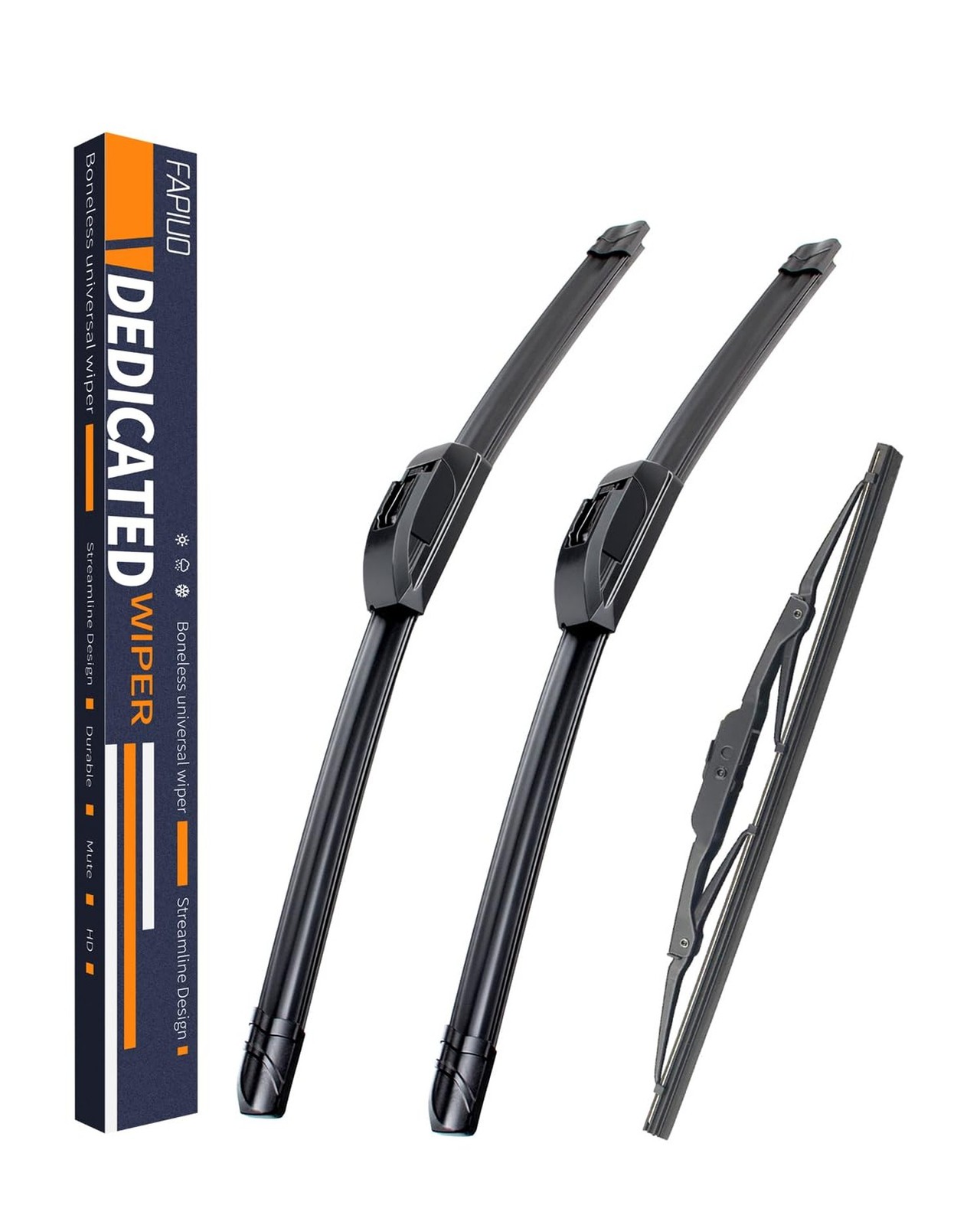 Replacement for Saturn Vue 2002-2007 Silent Wipers -FAPIUO Front and Rear Win…
