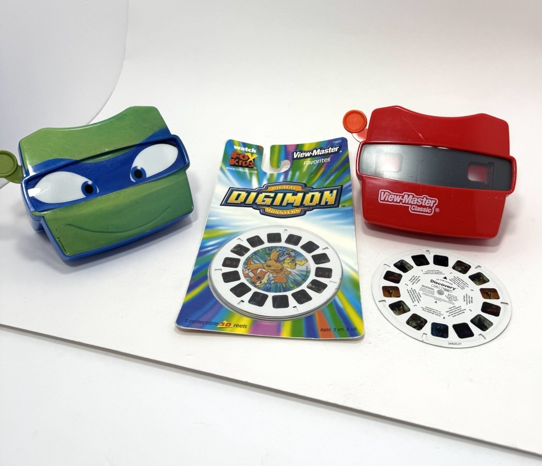 digimon view master 3D reels fox kids vintage new/sealed W/ Others