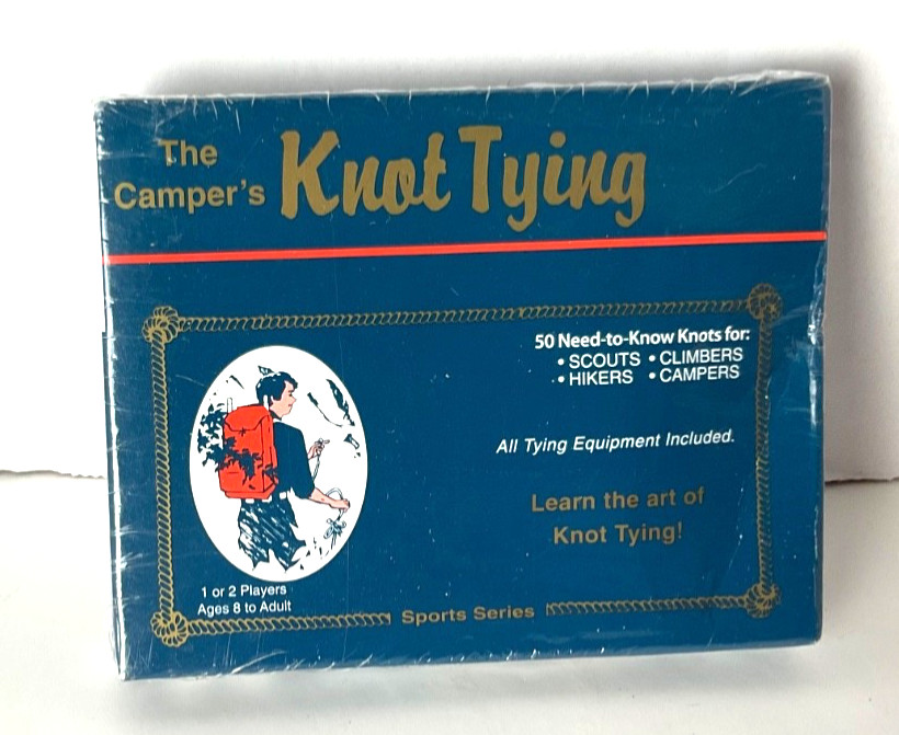The Camper’s Knot Tying Game 50 Need To Know Knots Equipment Included Brand New