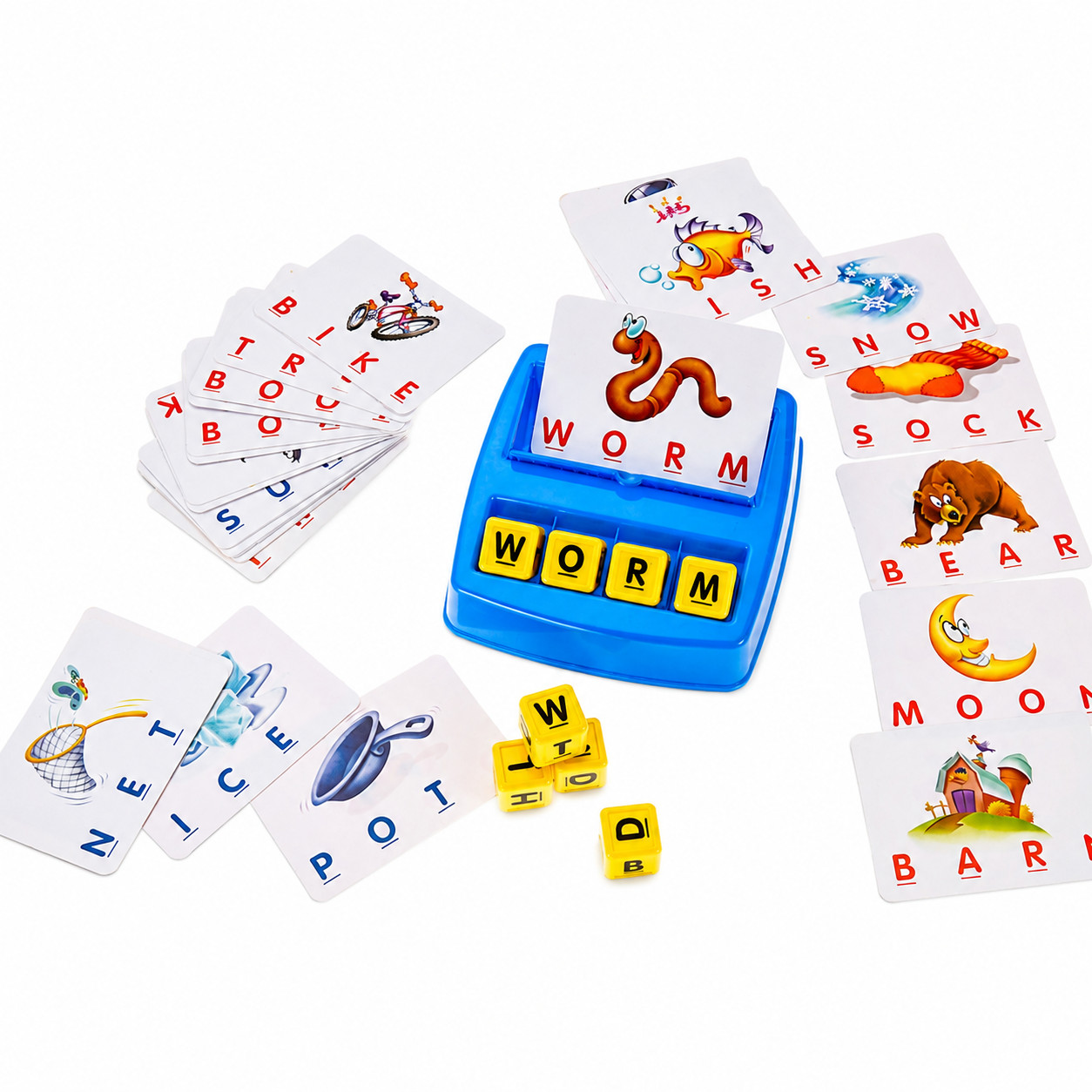 Educational Matching Letter Game Spelling & Memory Toy for Kids 3-8 Years