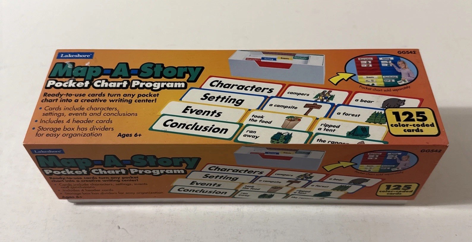 Map-A-Story by Lakeshore Learning – 125 Cards Pocket Chart Homeschool Program