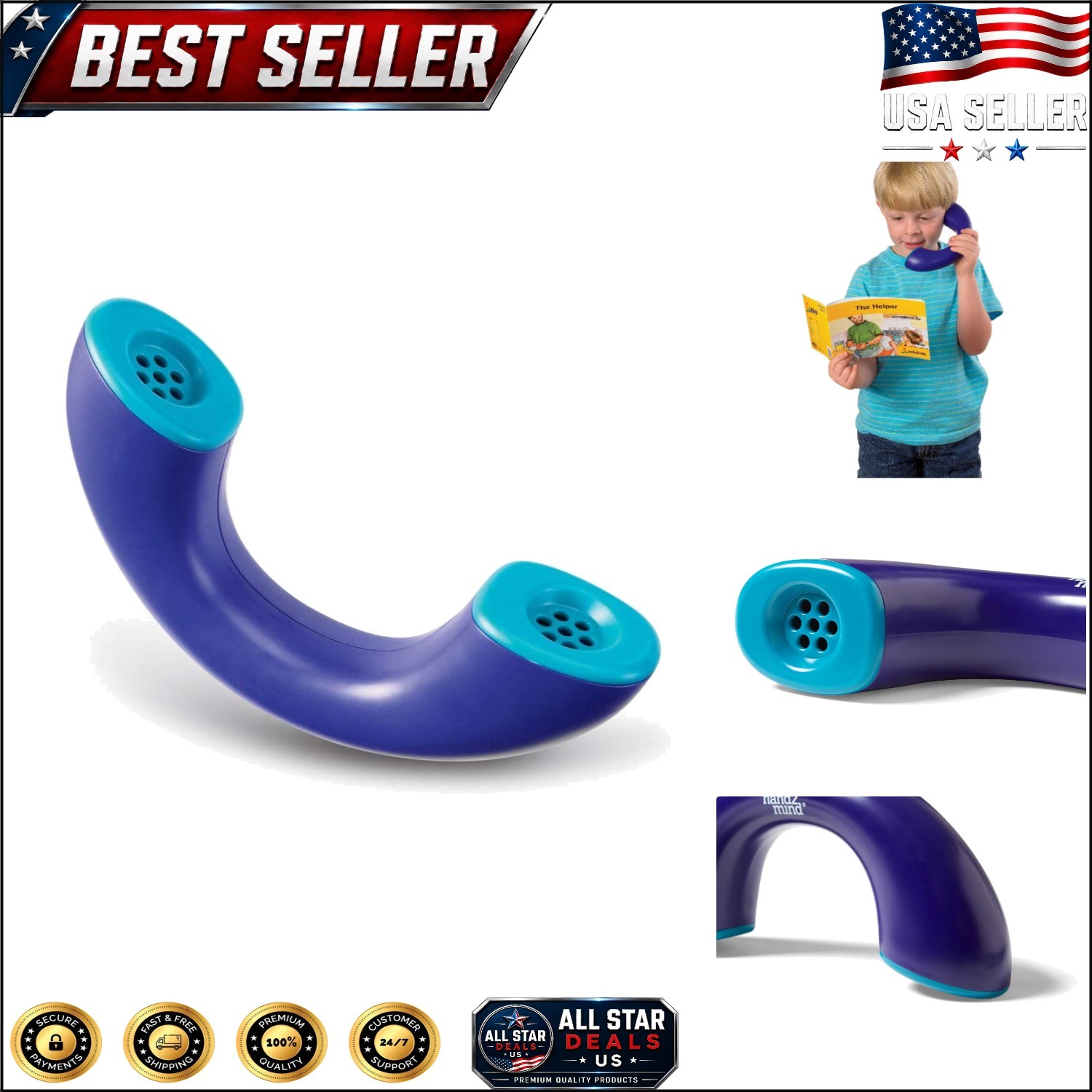 ESL & Speech Therapy Phoneme Phone for Kids: Boost Communication Skills