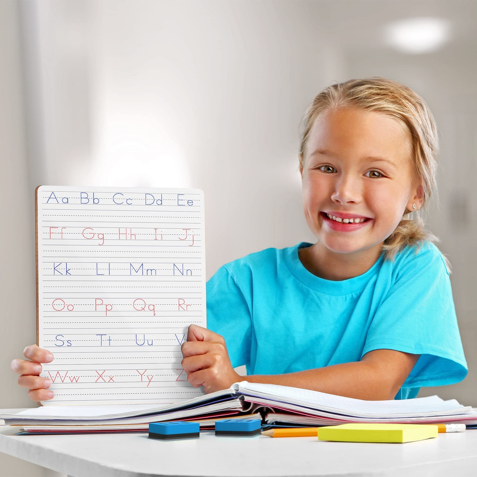 Scribbledo Dry Erase Handwriting Practice for Kids 9 x 12 inch Alphabet Traci…