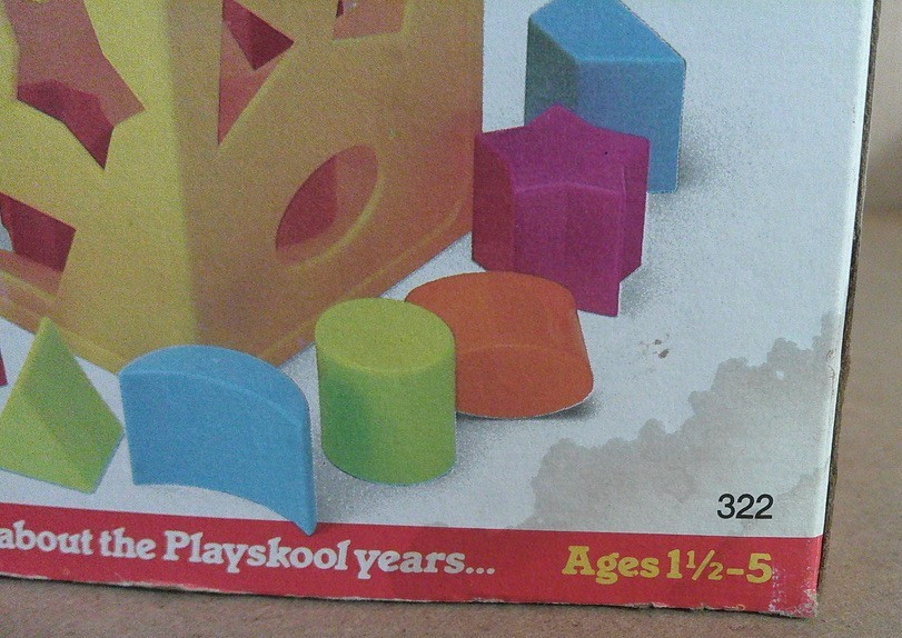 PLAYSKOOL FORM FITTER Shape Selection Toy (18 Shaped pcs.) Educational VTG 1986