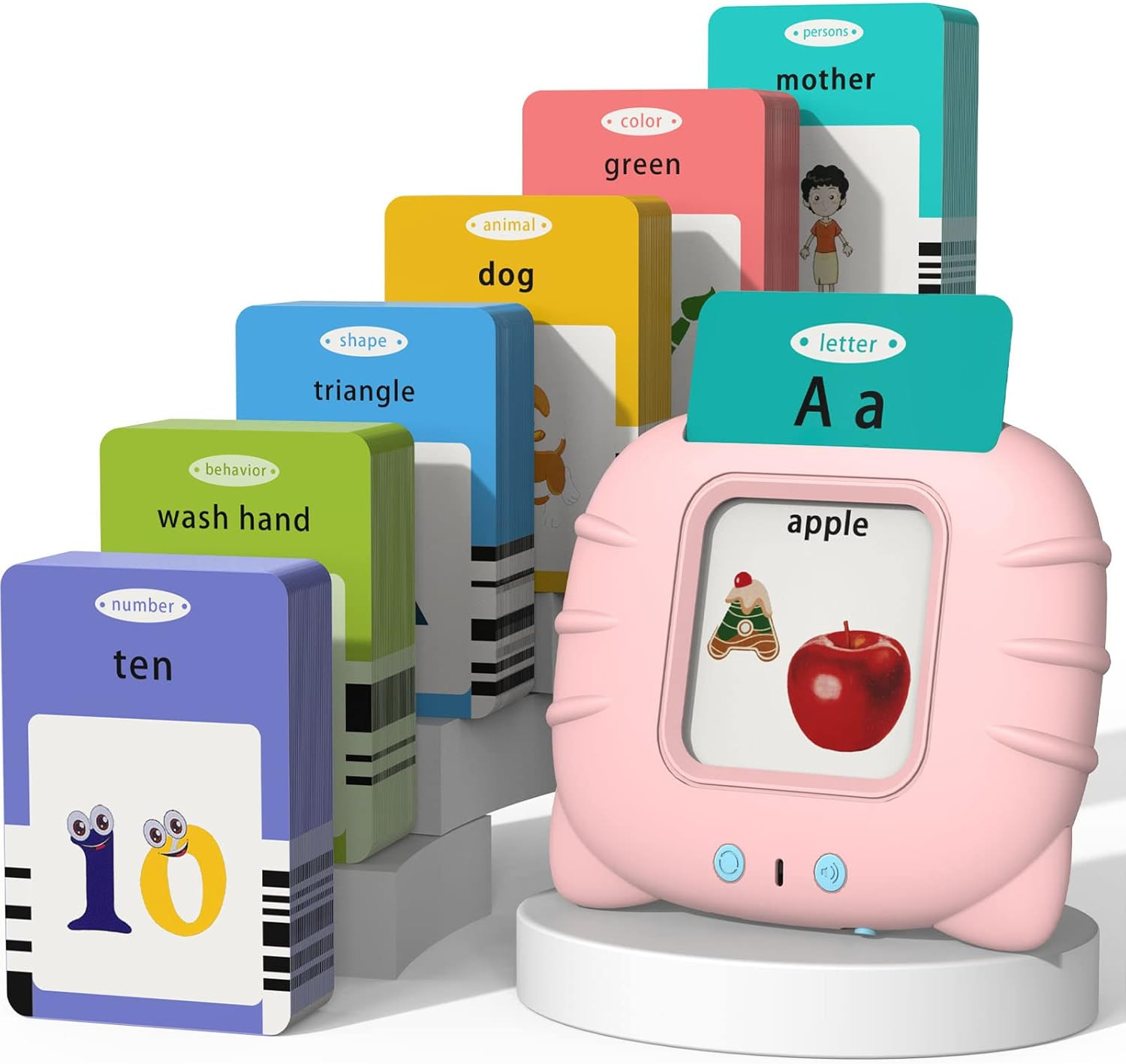 Talking Flash Cards for Toddlers 1 2 3 4 5, Speech Therapy Toys Autism Toys, ABC
