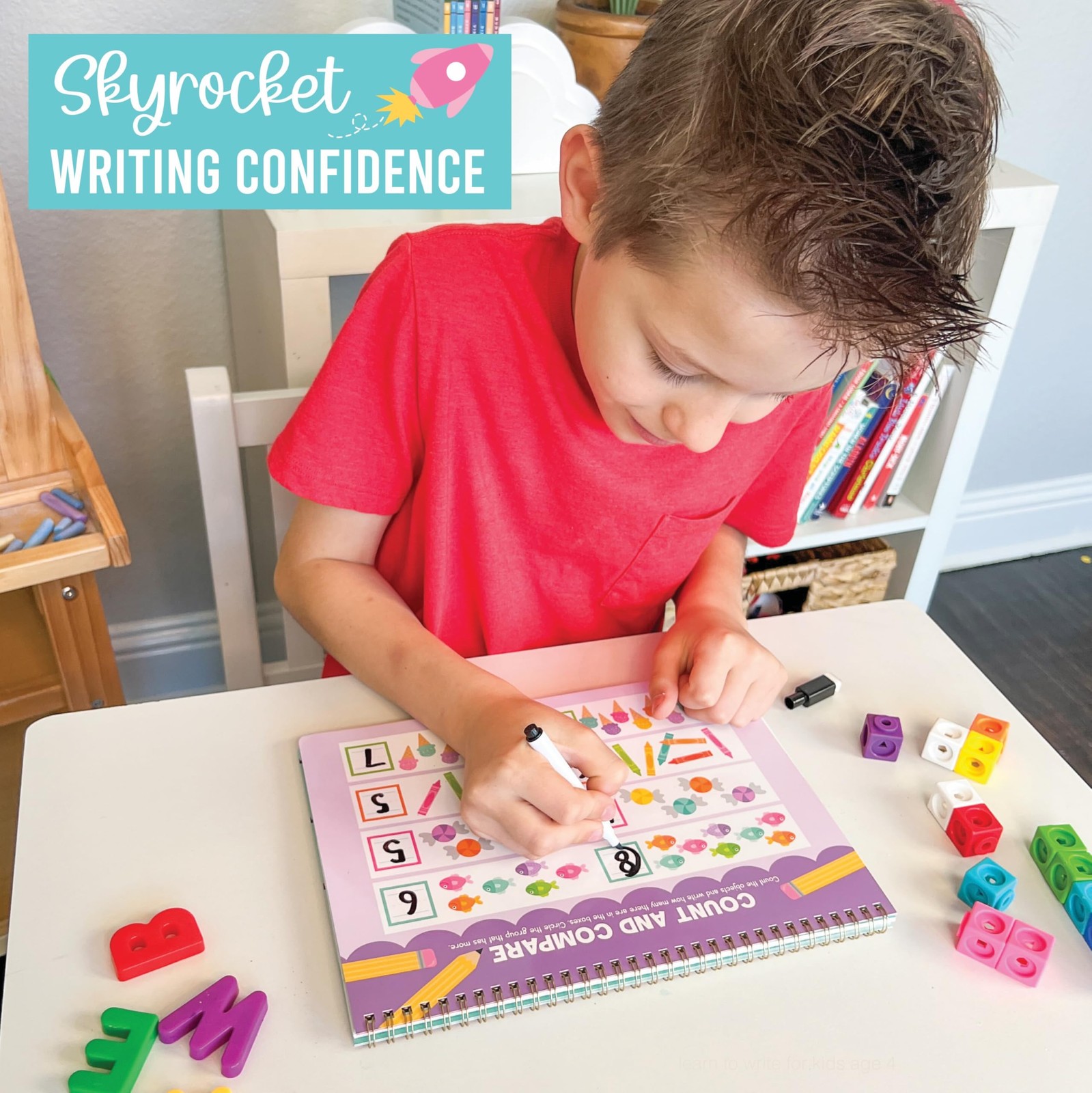 ABC Tracing Books for Kids Ages 3-5 – Dry Erase Letter Tracing for Kids Ages …