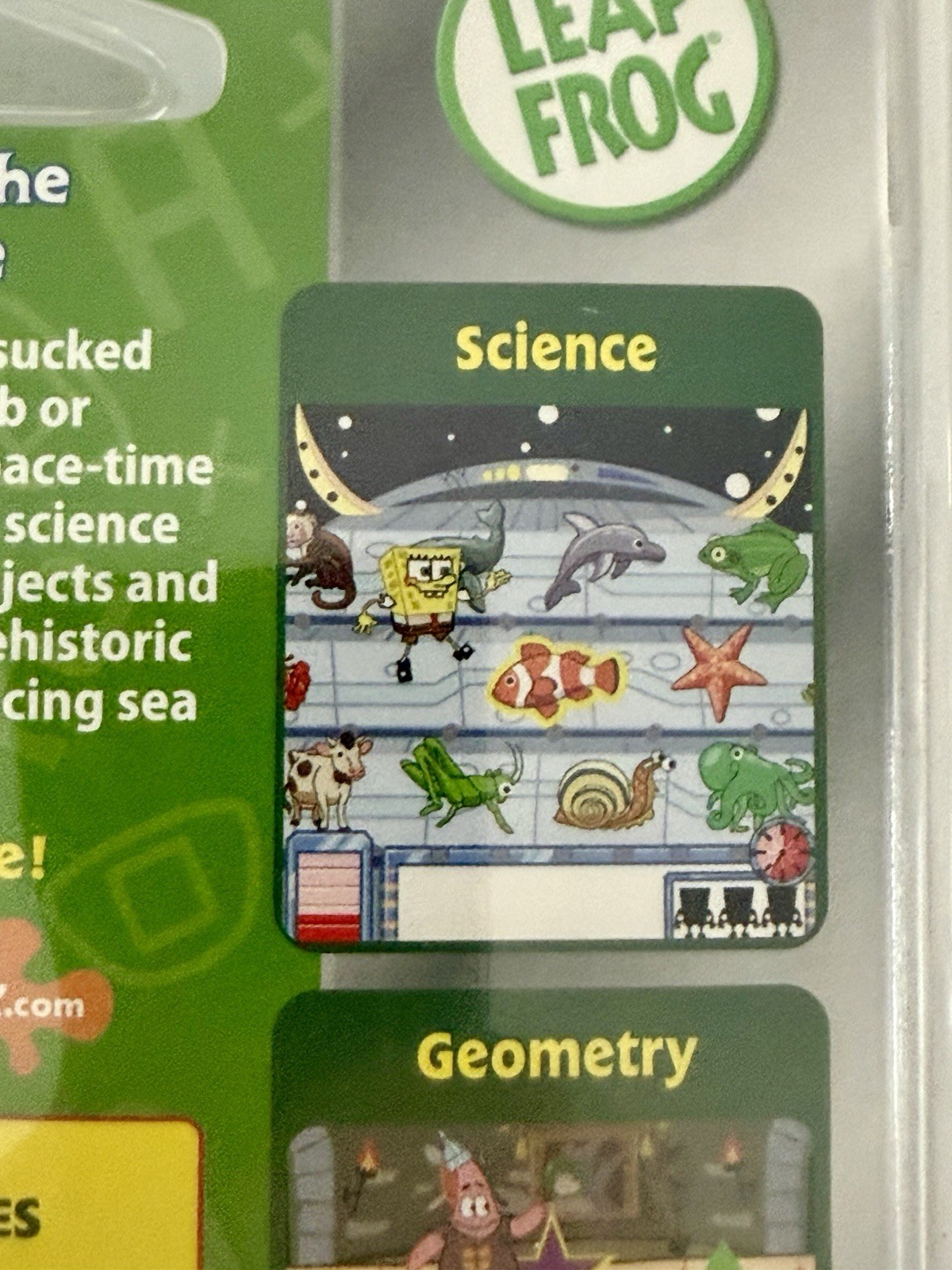 LeapFrog Leapster SpongeBob SquarePants Through the Wormhole Game – NEW/SEALED