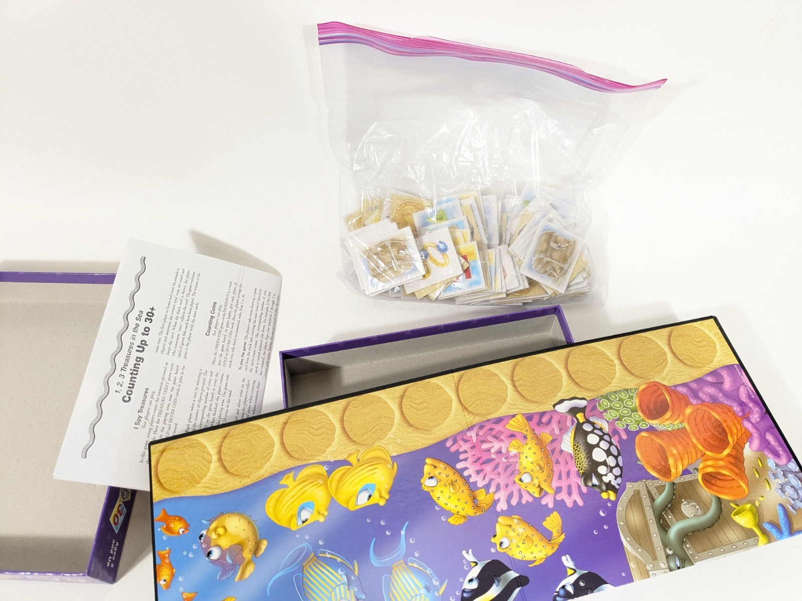 1-2-3 Treasures in the Sea Counting Up to 30 Learn Numbers Educational Game