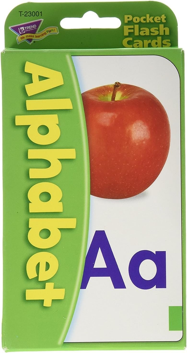 56 Alphabet Pocket Flash Cards – Fun Skill-Building Learning Tool for Ages 4-7