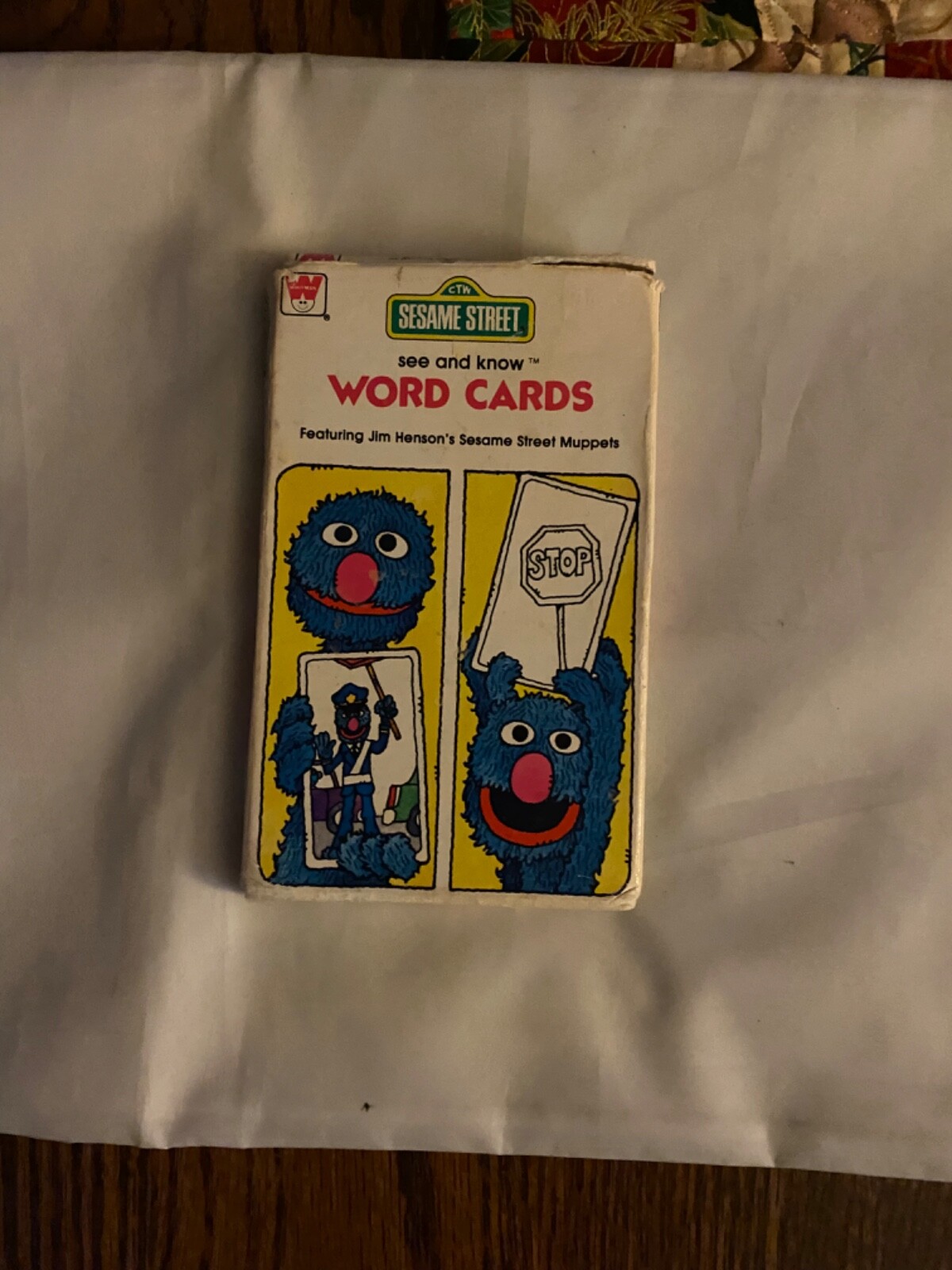 Vintage 1978 sesame street flashcards