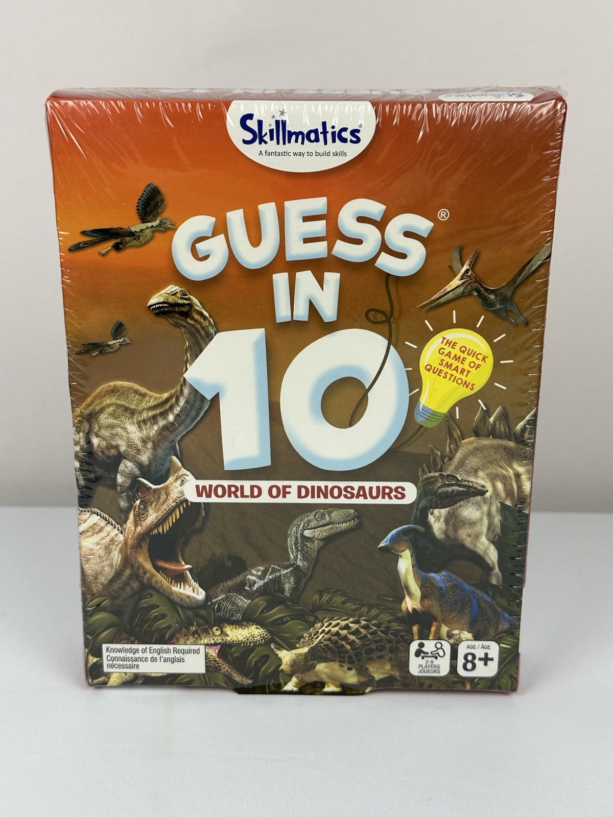Guess In 10 WORLD of DINOSAURS Game Skillmatics 8+ New In Box