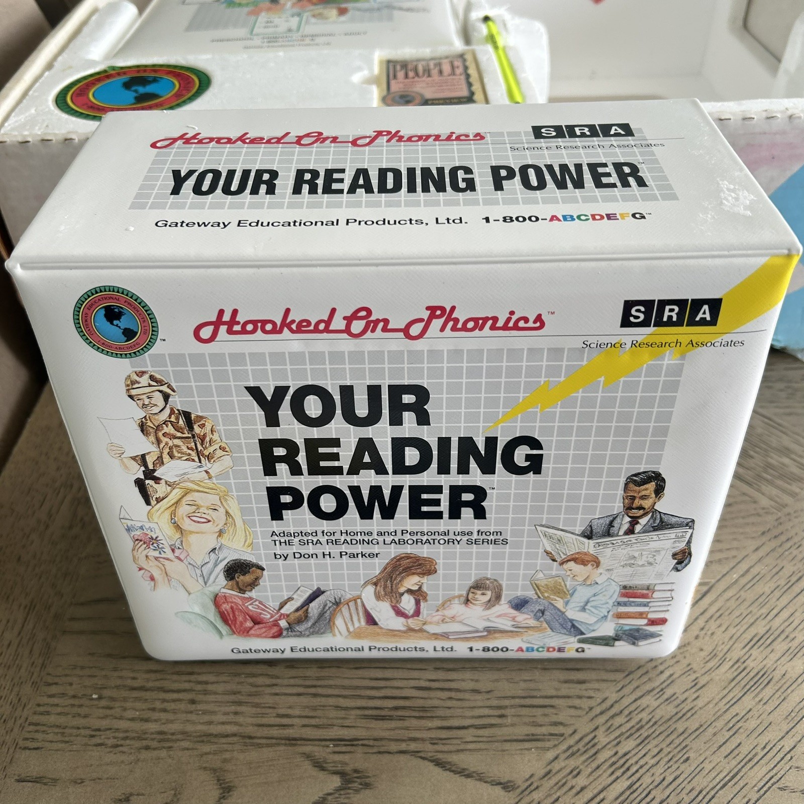 Vtg Hooked On Phonics Boxed Set Learn To Read Books & Cassettes. New/Used.