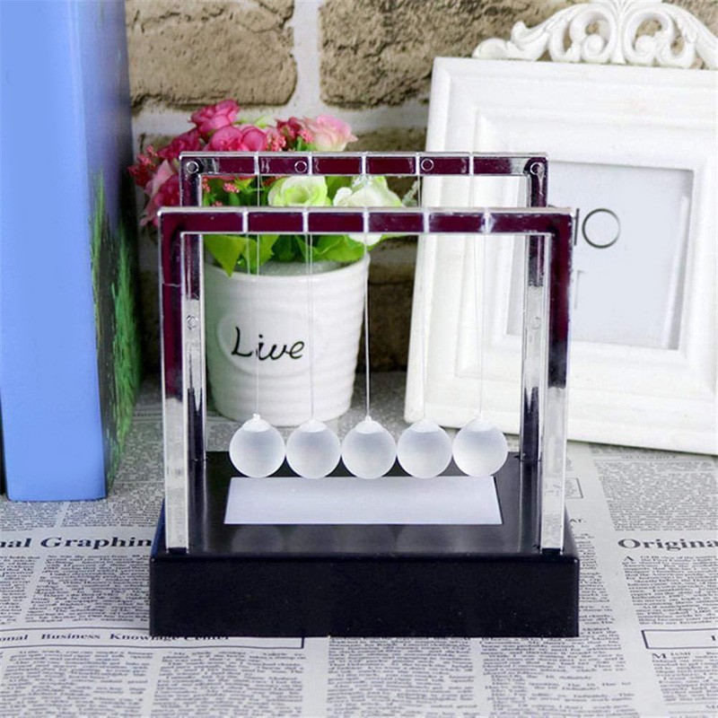 Newtons Swing Ball LED Light Up Science Toys Balance Balls Home & Office Decor