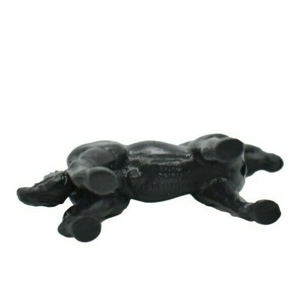 Horse, Black Plastic Toy Animal, Realistic Figure, Farm Model 2 Inches F4159