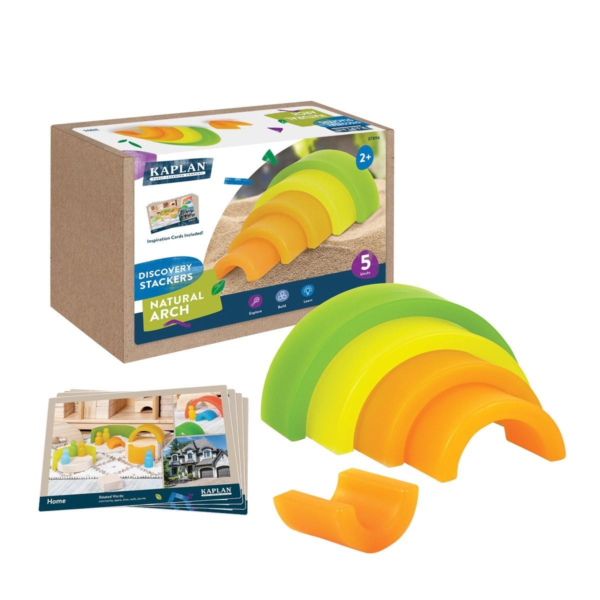 Kaplan Early Learning Discovery Stackers – Natural Arch – 5 Pieces