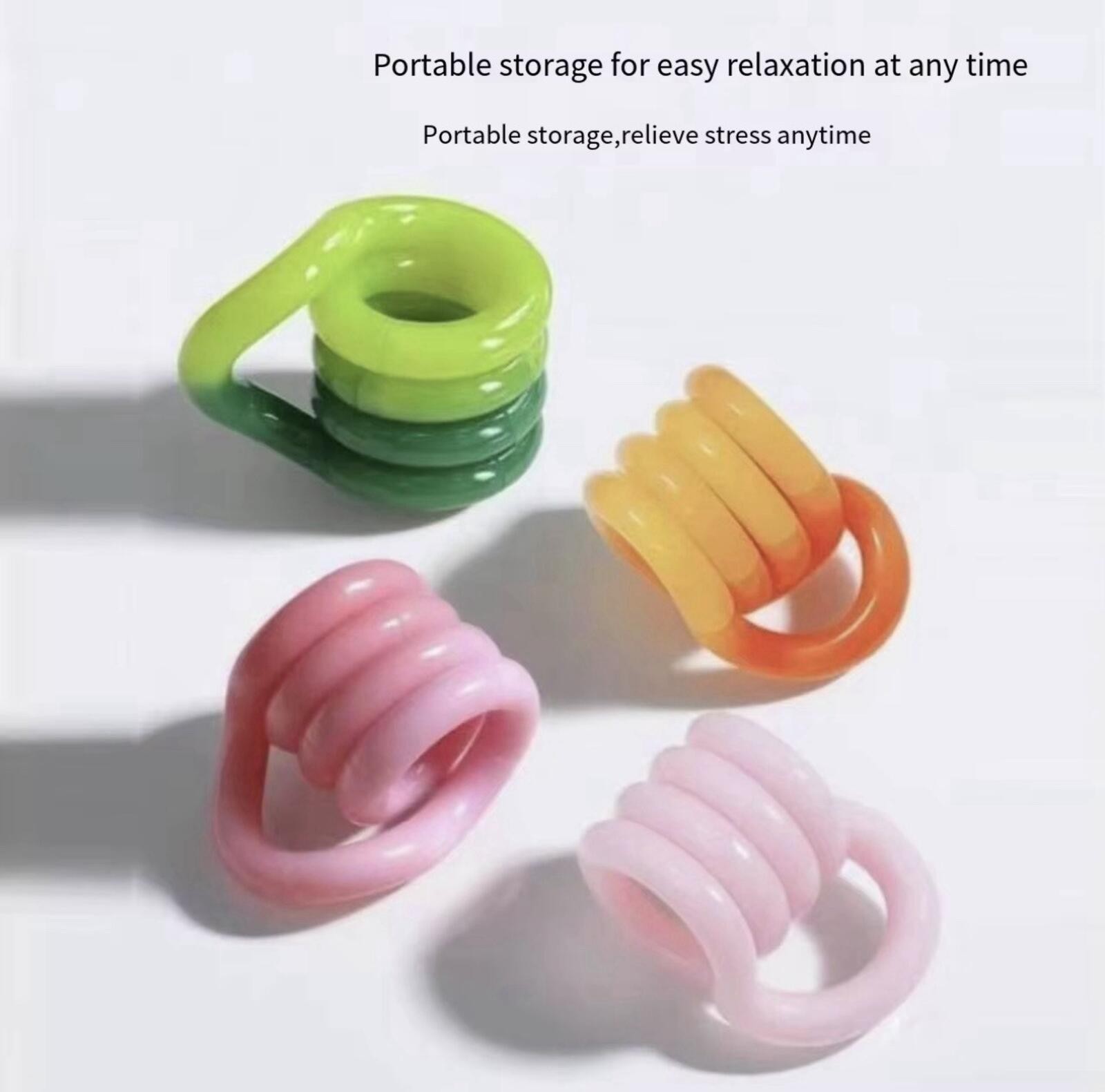 NIUNIULE Totally Textured Metallics Sensory Fidget Toy Tactile Twist Puzzle 14+