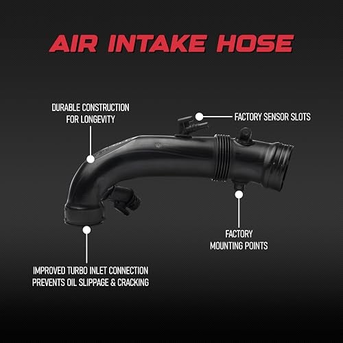 Engine Air Intake Hose by – Compatible with Mini Cooper S 2011-2016 1.6L Mini