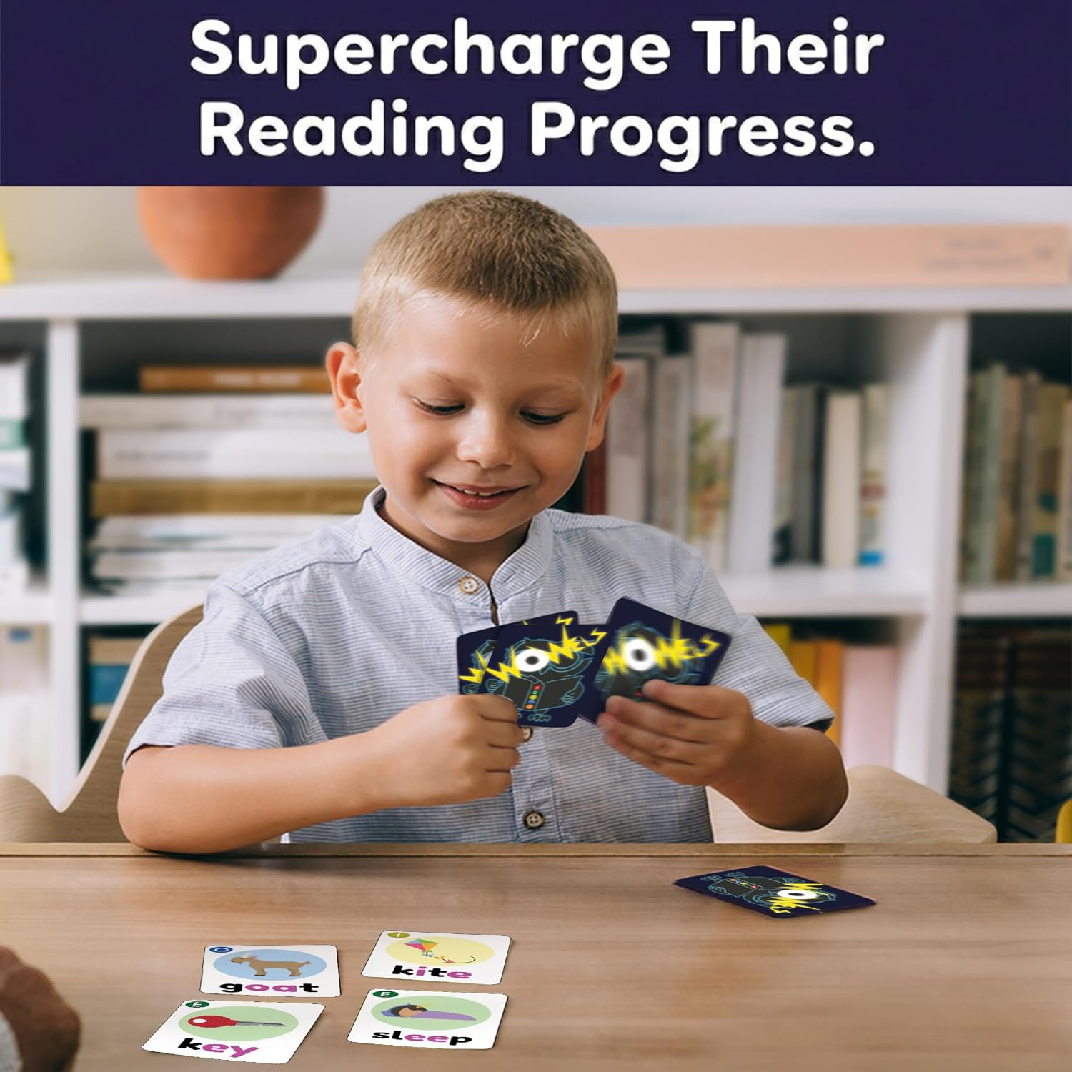WOWELs Phonics and Vowel Sounds Card Game – Learn to Read Kindergarten 1st 2nd G