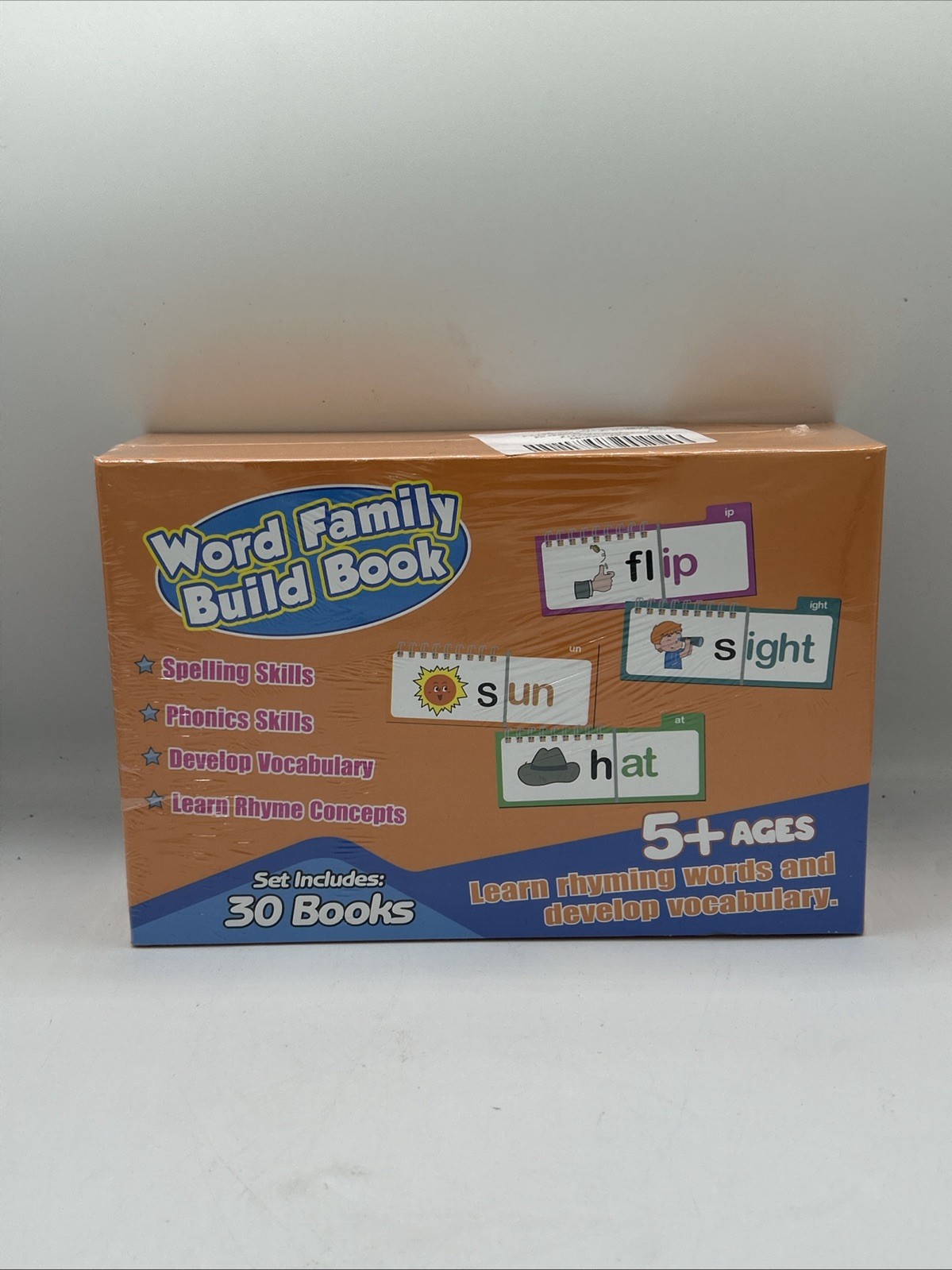 New! Word Family Build Book 30 Books Ages 5+ Rhyming Words Vocabulary & Spelling