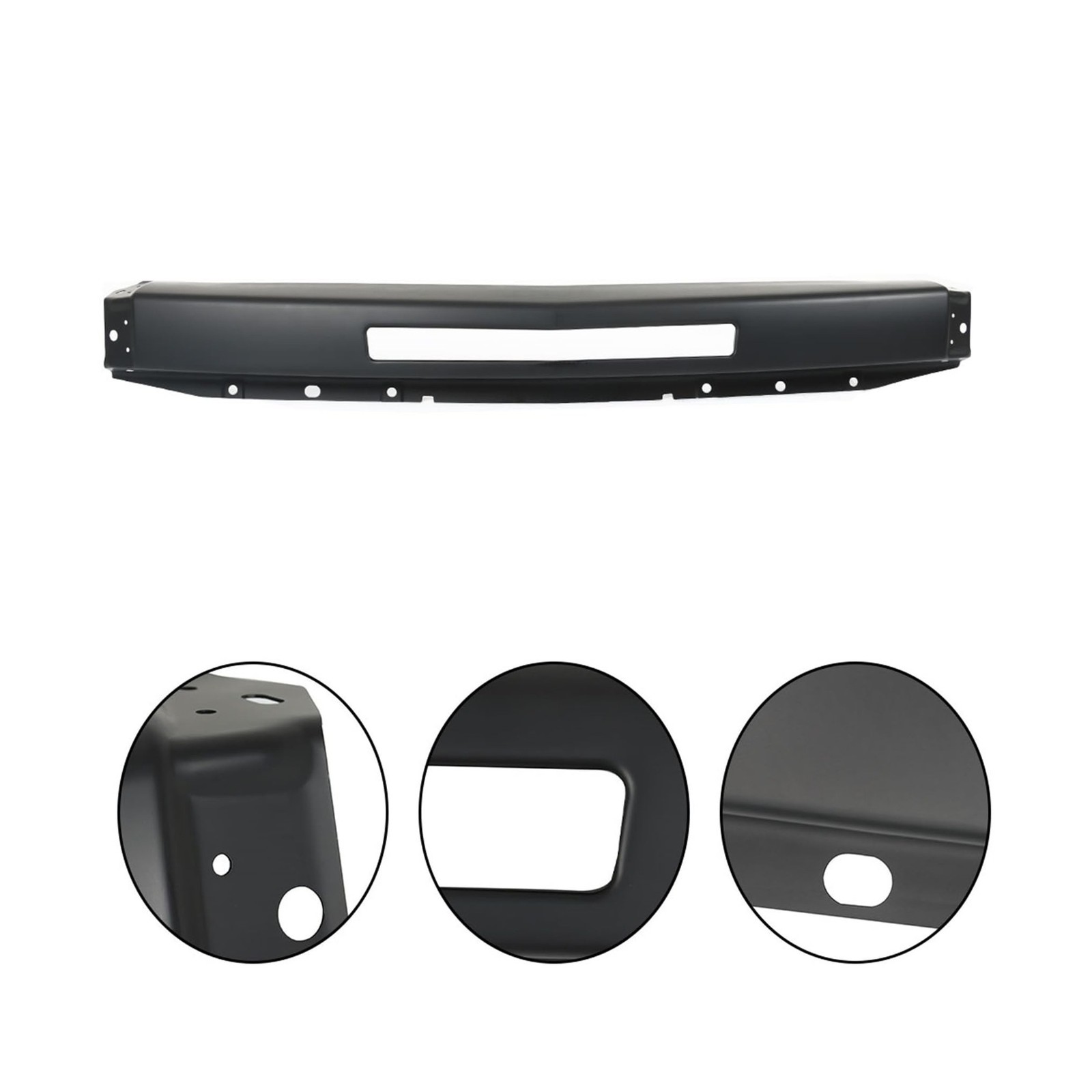 labwork Black Front Bumper Face Bar Primed Replacement for Silverado 1500 250…