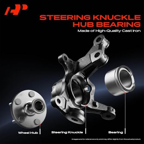 2 x Steering Knuckle & Wheel Bearing Hub Assembly Front Left and Right