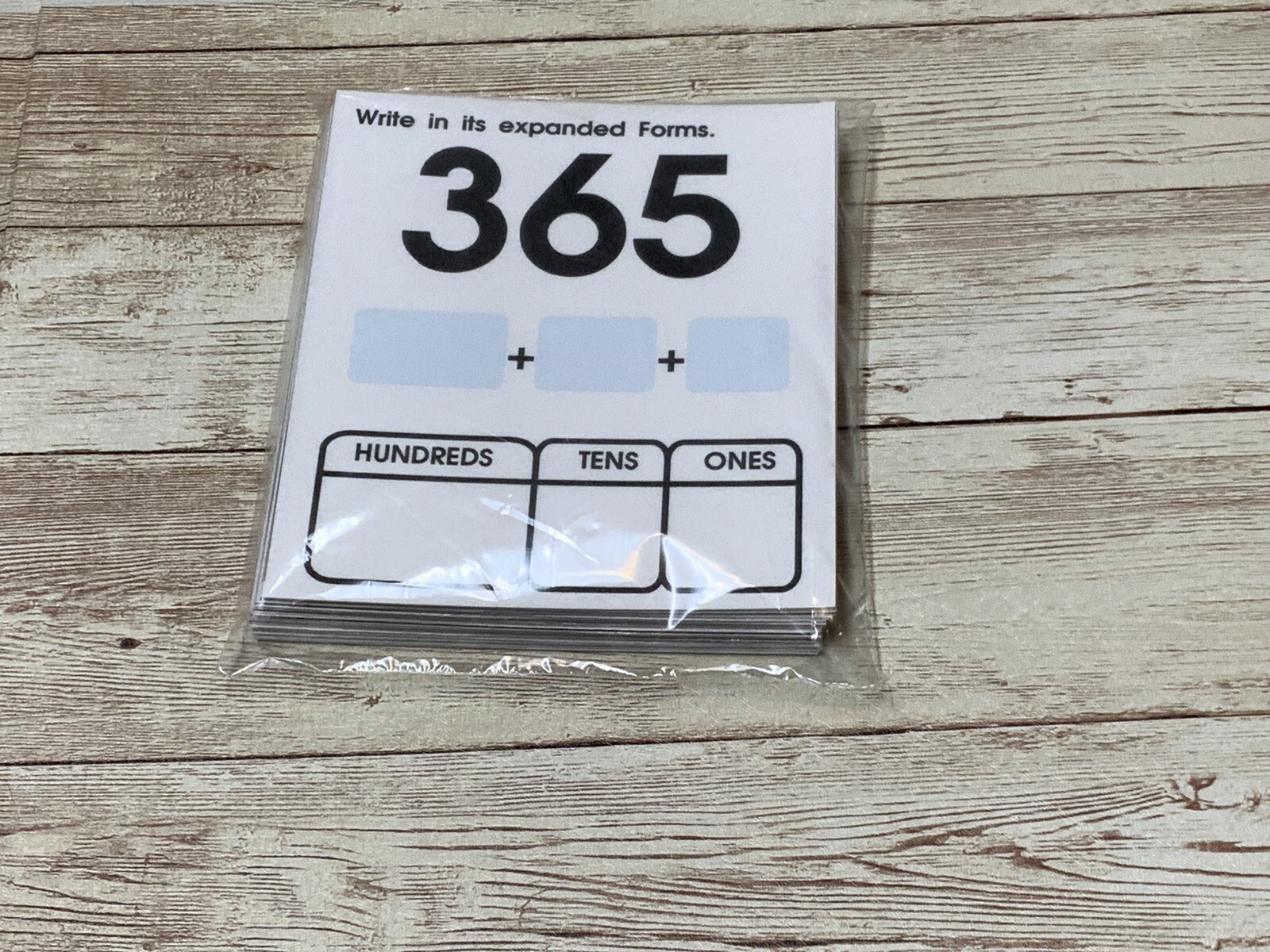 Classroom kit Math Manipulatives For kids – 1st Grade – Dry Erase – Laminated