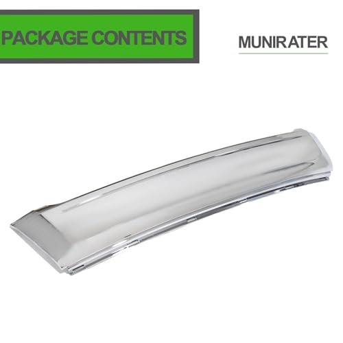 Chrome Front Lower Bumper Grille Molded Silver Plastic Replacement for 2011