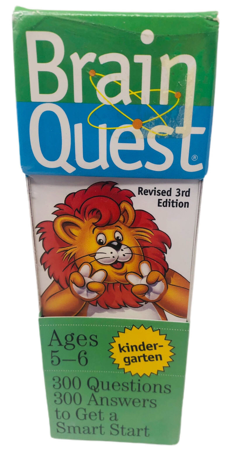 Brain Quest Kindergarten Educational Learning Skills Development Skills